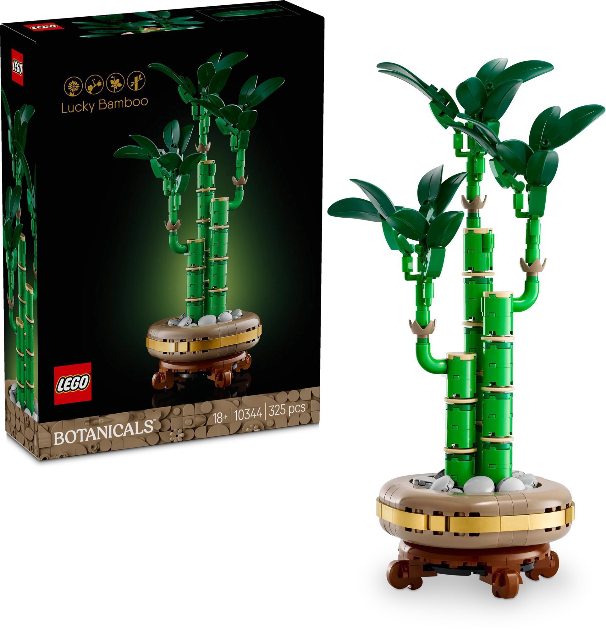 LEGO Botanicals 10344 Bambus štěstí - Detailní a realistická stavebnice bambusu
