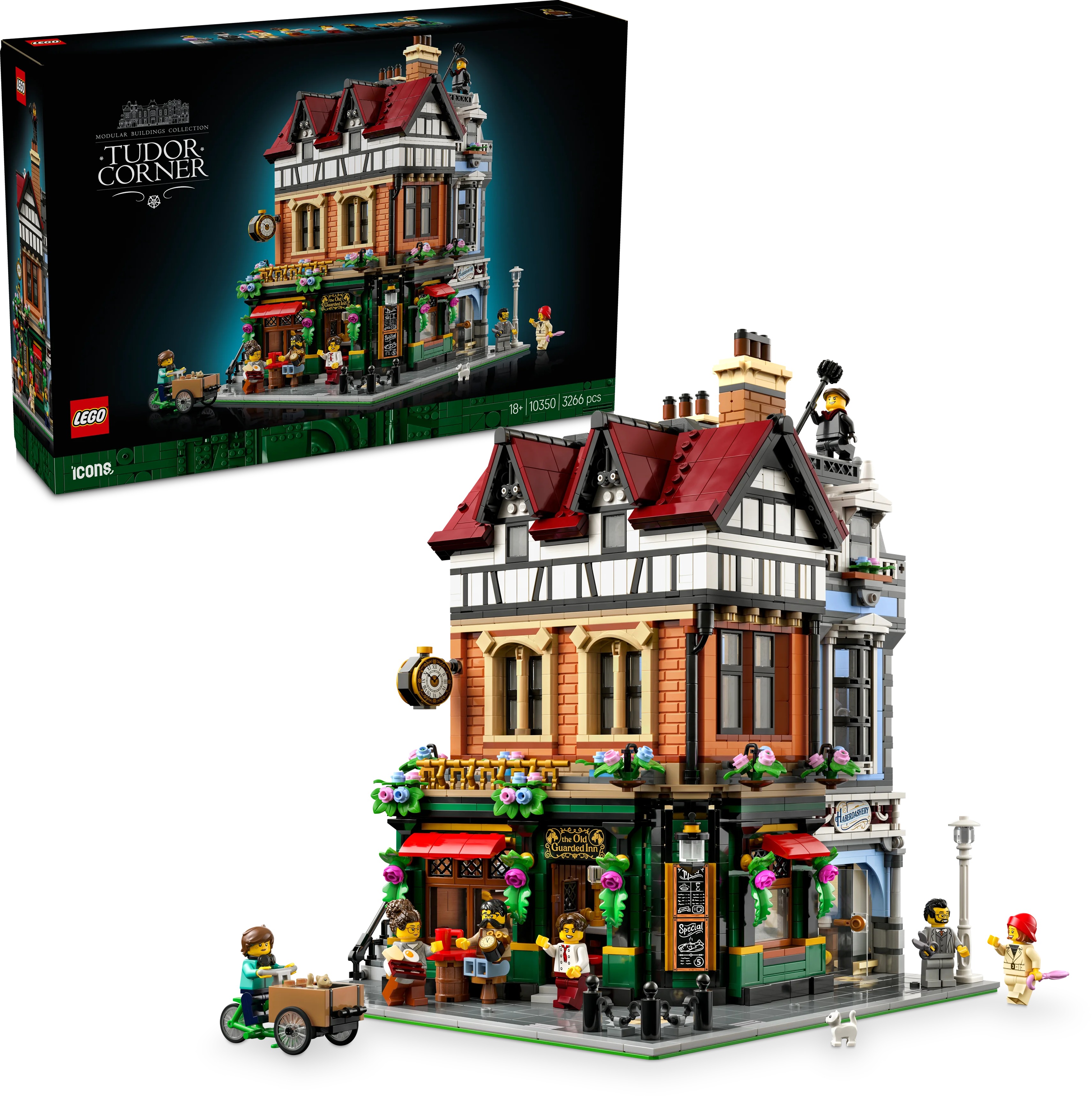 LEGO® Icons 10350 Dům na rohu v tudorovském stylu
