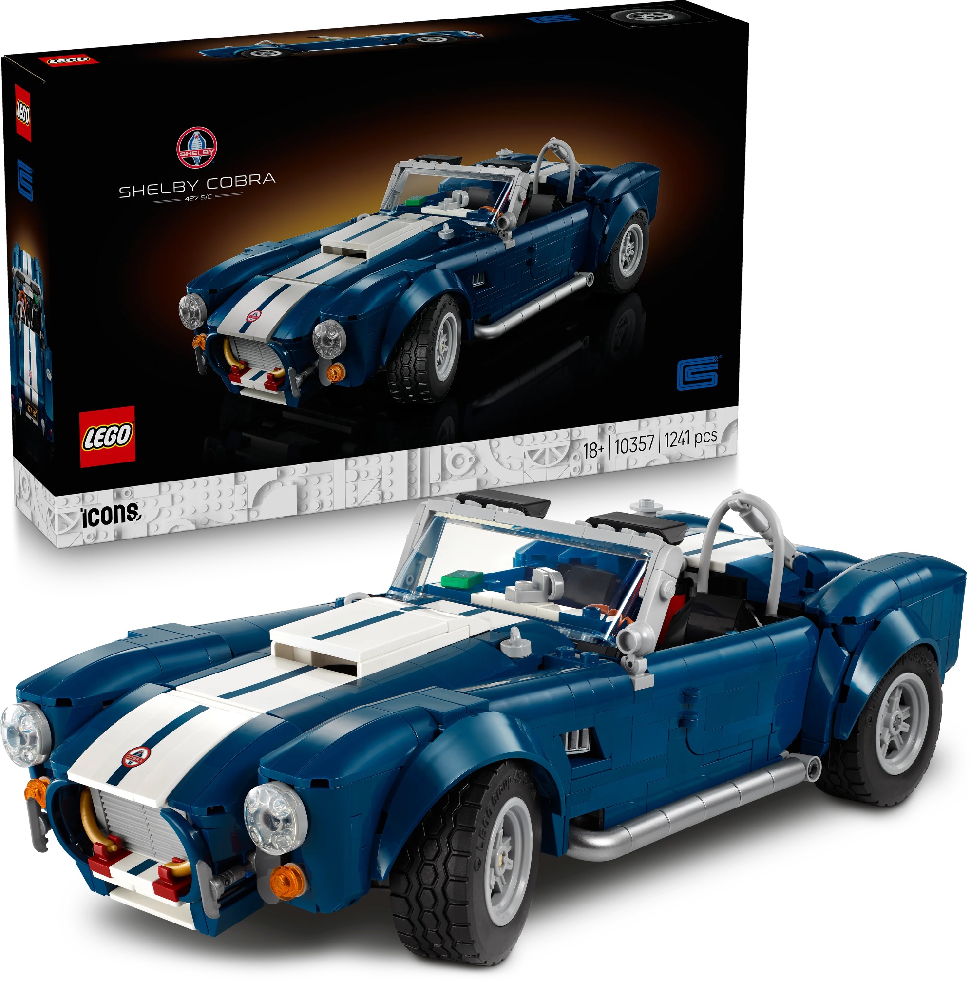 LEGO Icons 10357 Shelby Cobra 427 S/C stavebnice