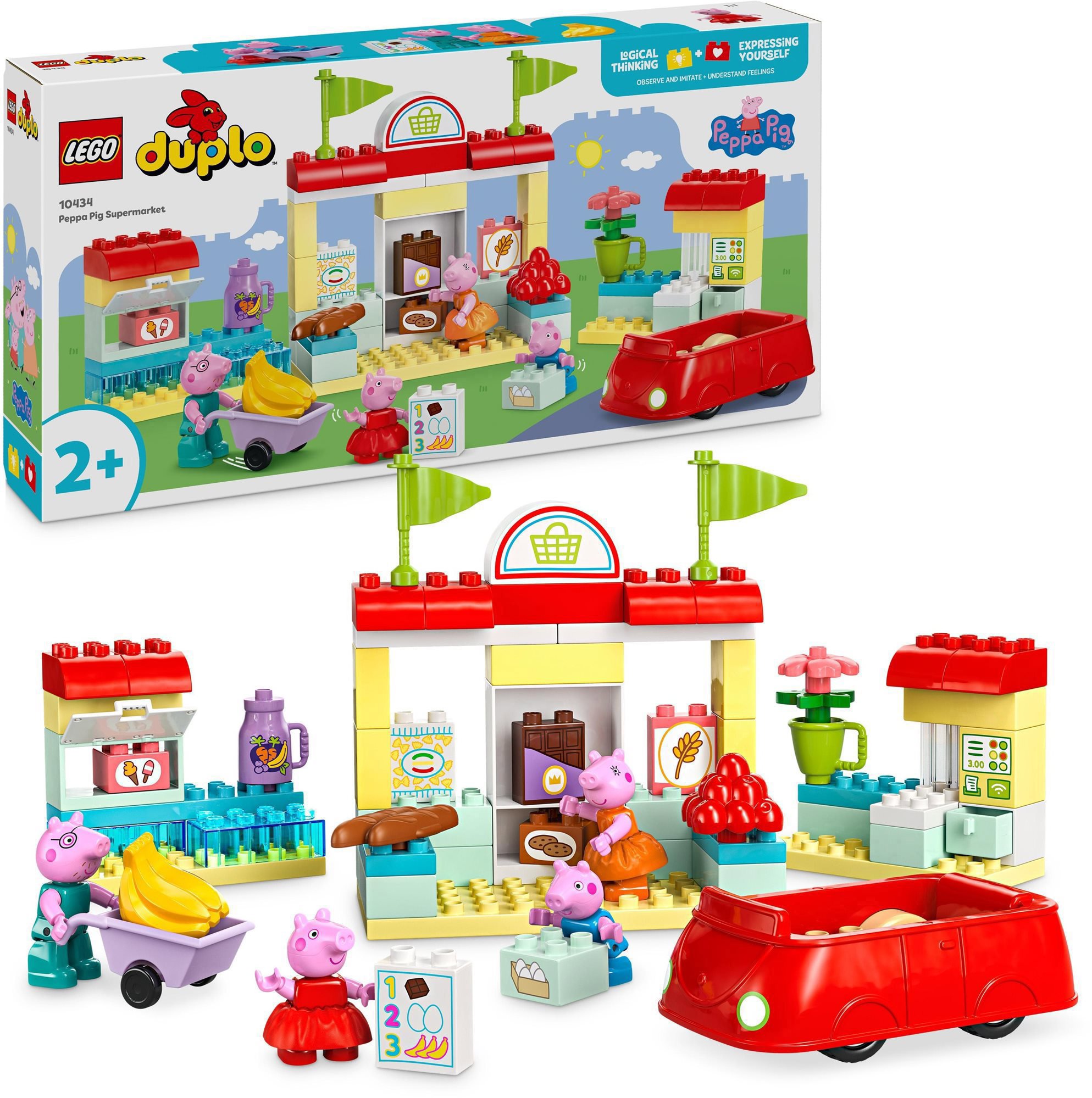 LEGO® DUPLO® 10434 Prasátko Peppa a supermarket