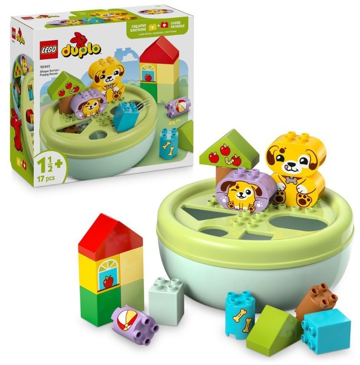 LEGO DUPLO 10441 Třídění tvarů: Domeček pro štěňátka