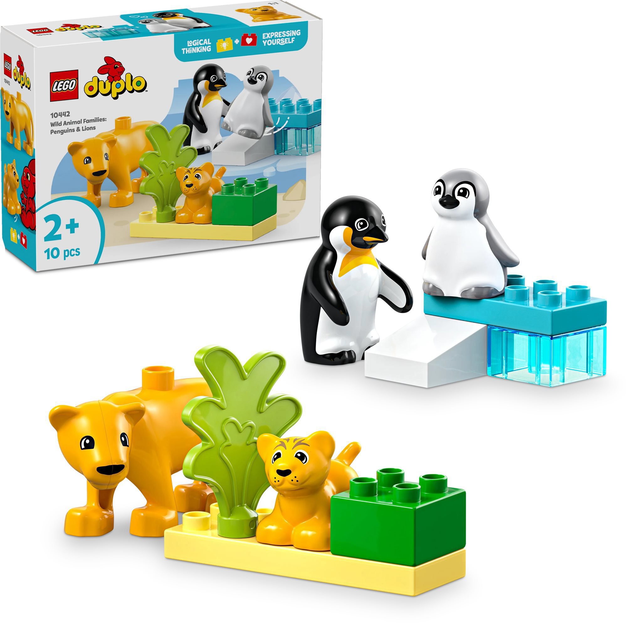 LEGO® DUPLO® stavebnice s tučňáky a lvy