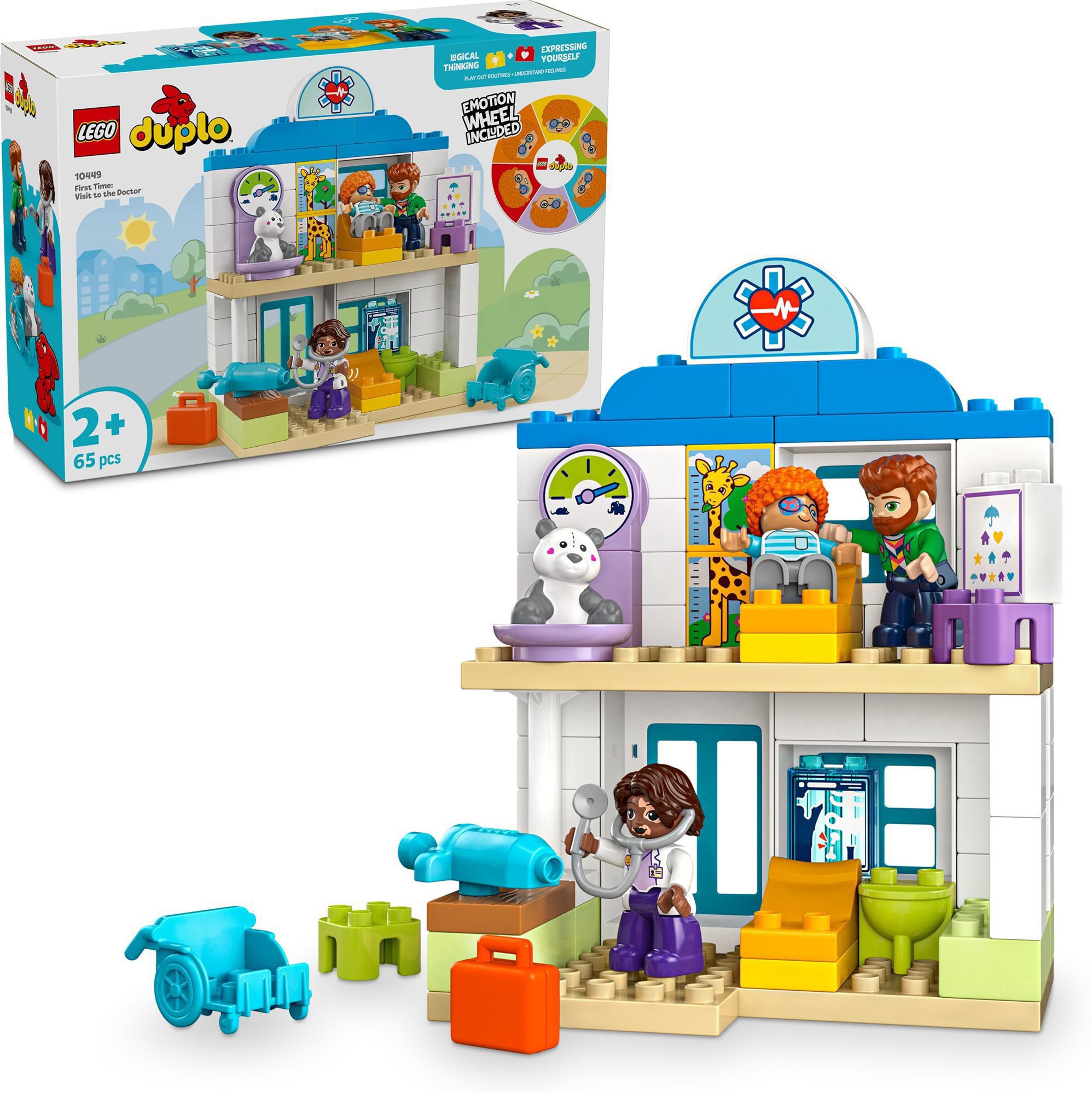 LEGO® DUPLO® 10449 První návštěva u lékaře - stavebnice pro děti