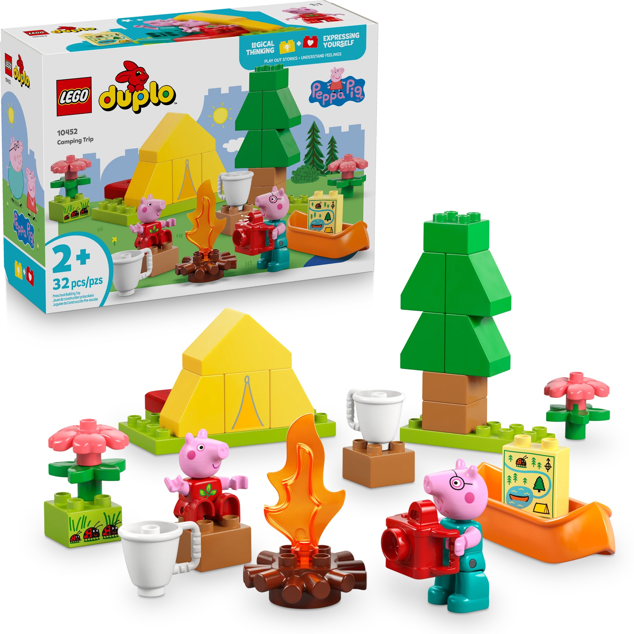 Prasátko Peppa je součástí oblíbené série LEGO DUPLO, která je navržena pro nejmenší stavebníky.