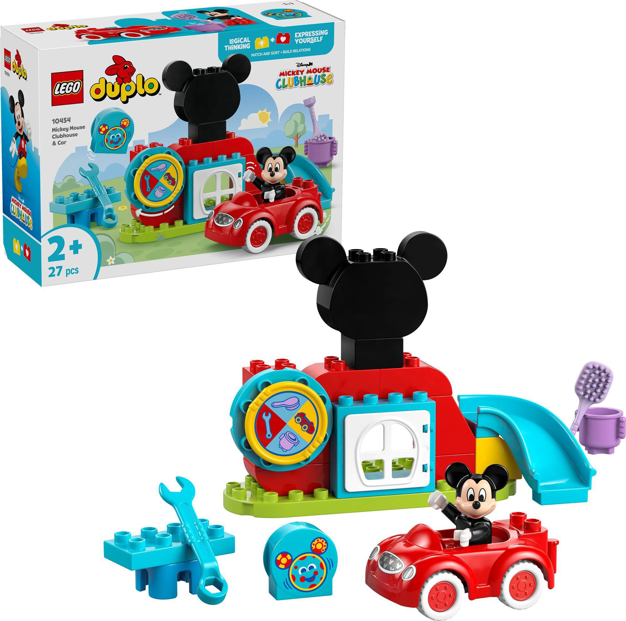 LEGO DUPLO Disney 10454 Mickeyho klubík a auto