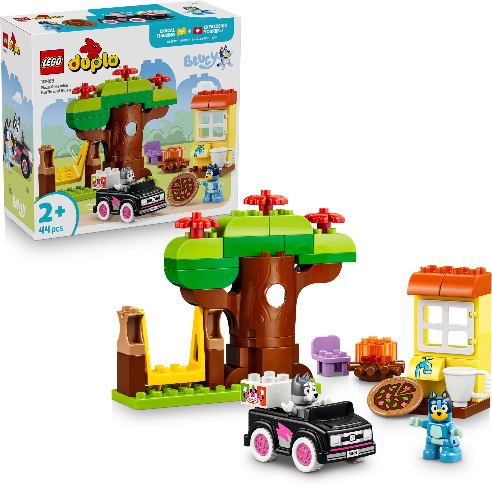 LEGO® DUPLO Bluey 10469 Muffin, Bluey a rozvoz pizzy