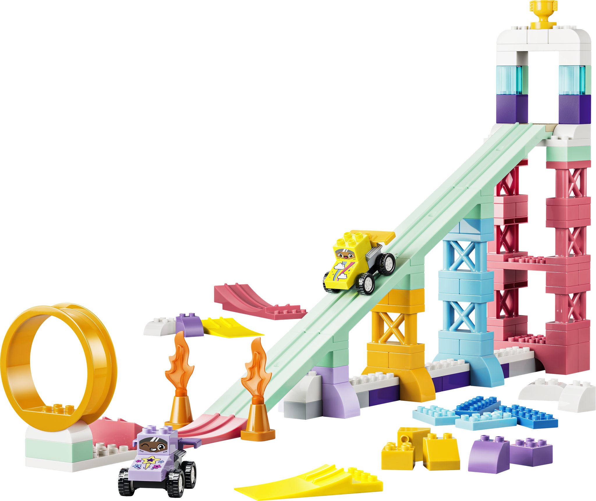 LEGO® DUPLO® 10478 Kreativní rampy s autíčky 3 v 1