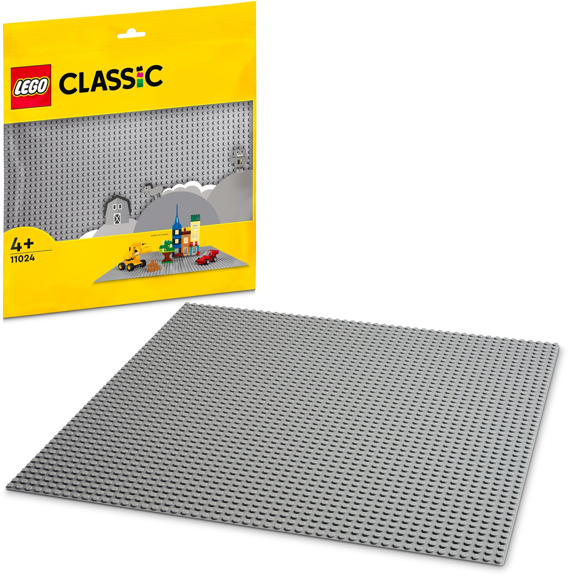 Šedá podložka na stavění LEGO Classic 11024