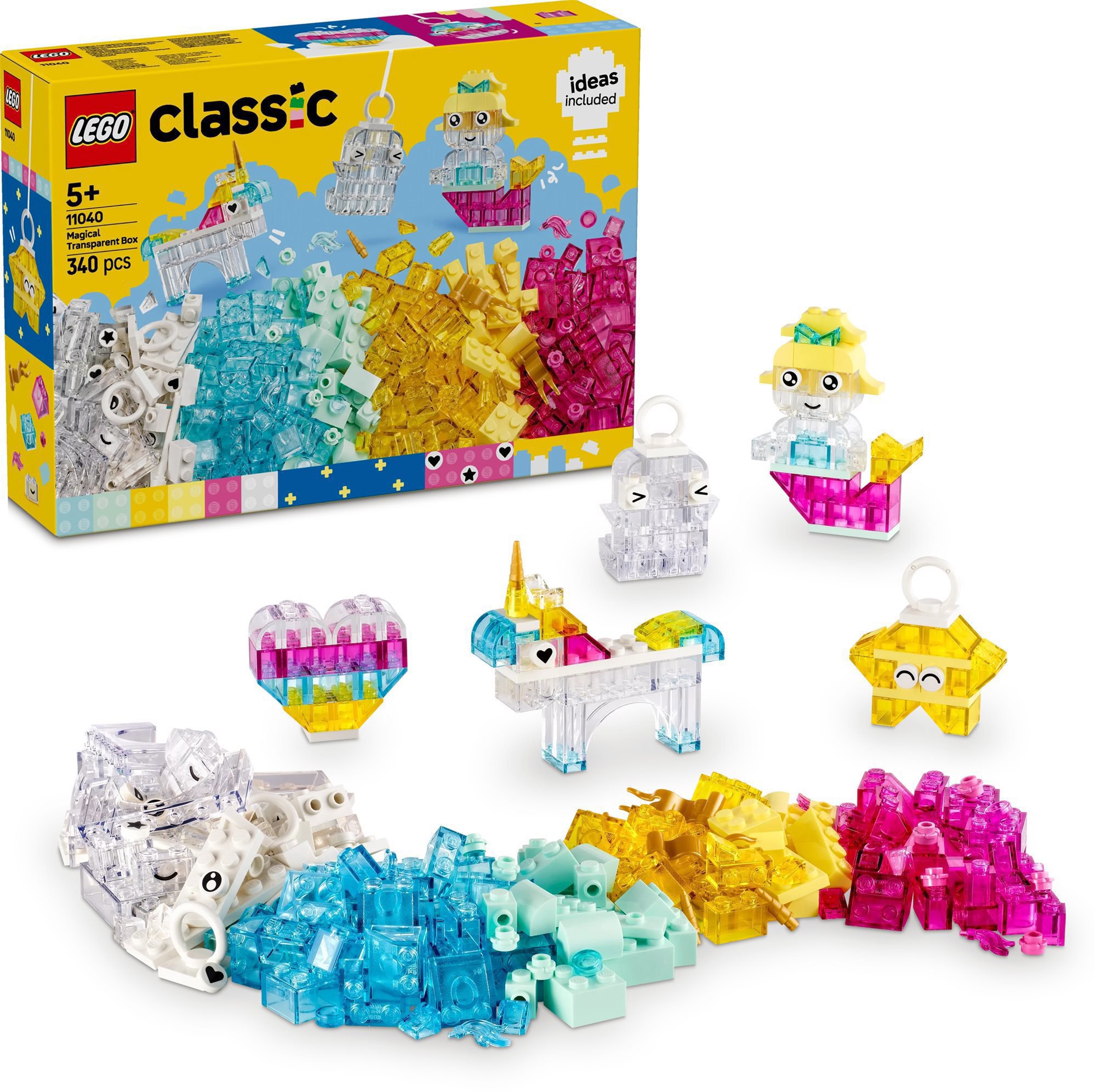 LEGO Classic 11040 Kouzelná průhledná krabička