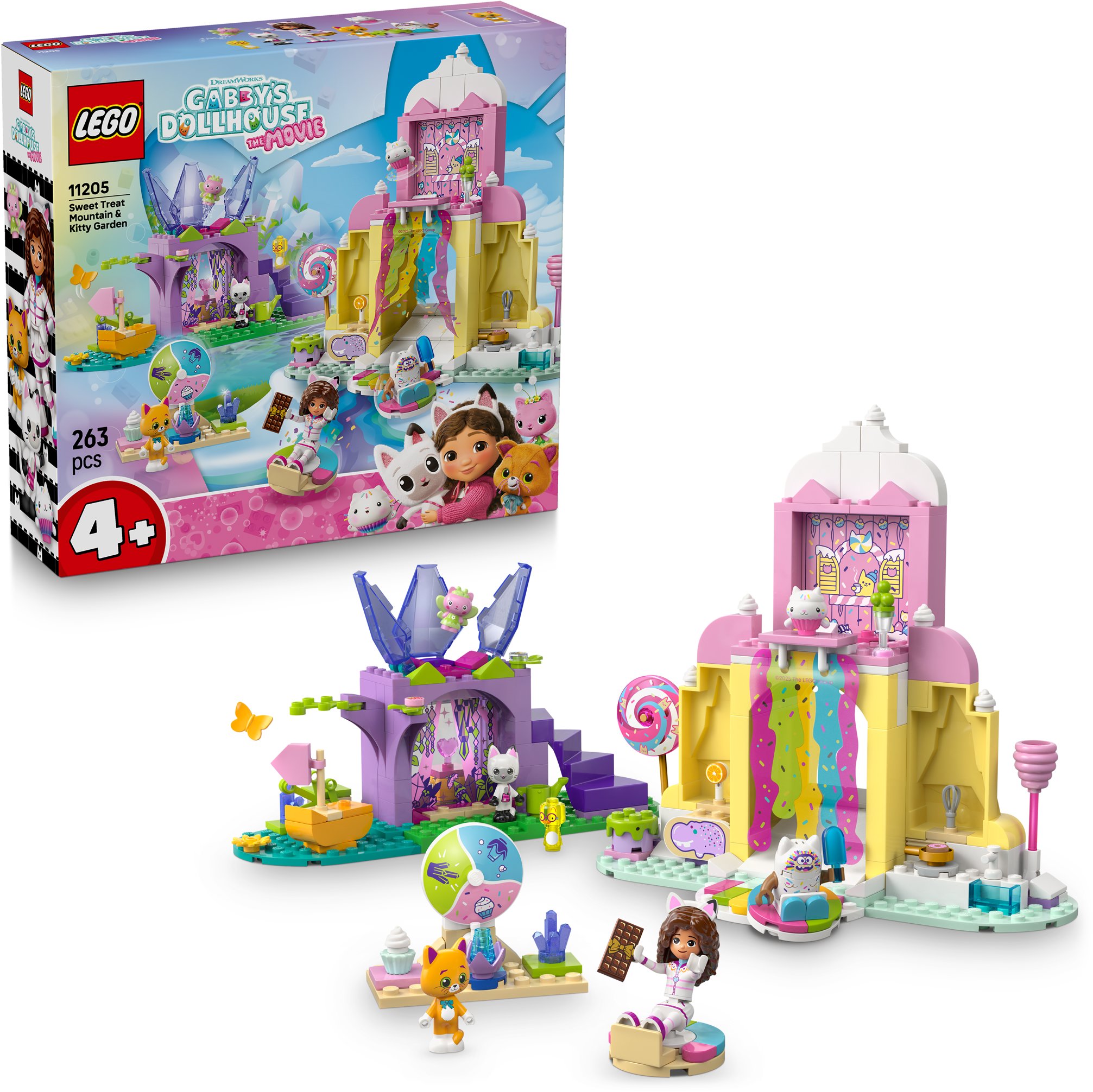 Stavebnice LEGO Gábinin kouzelný domek 11205 Cukrová hora a Kočičí zahrádka