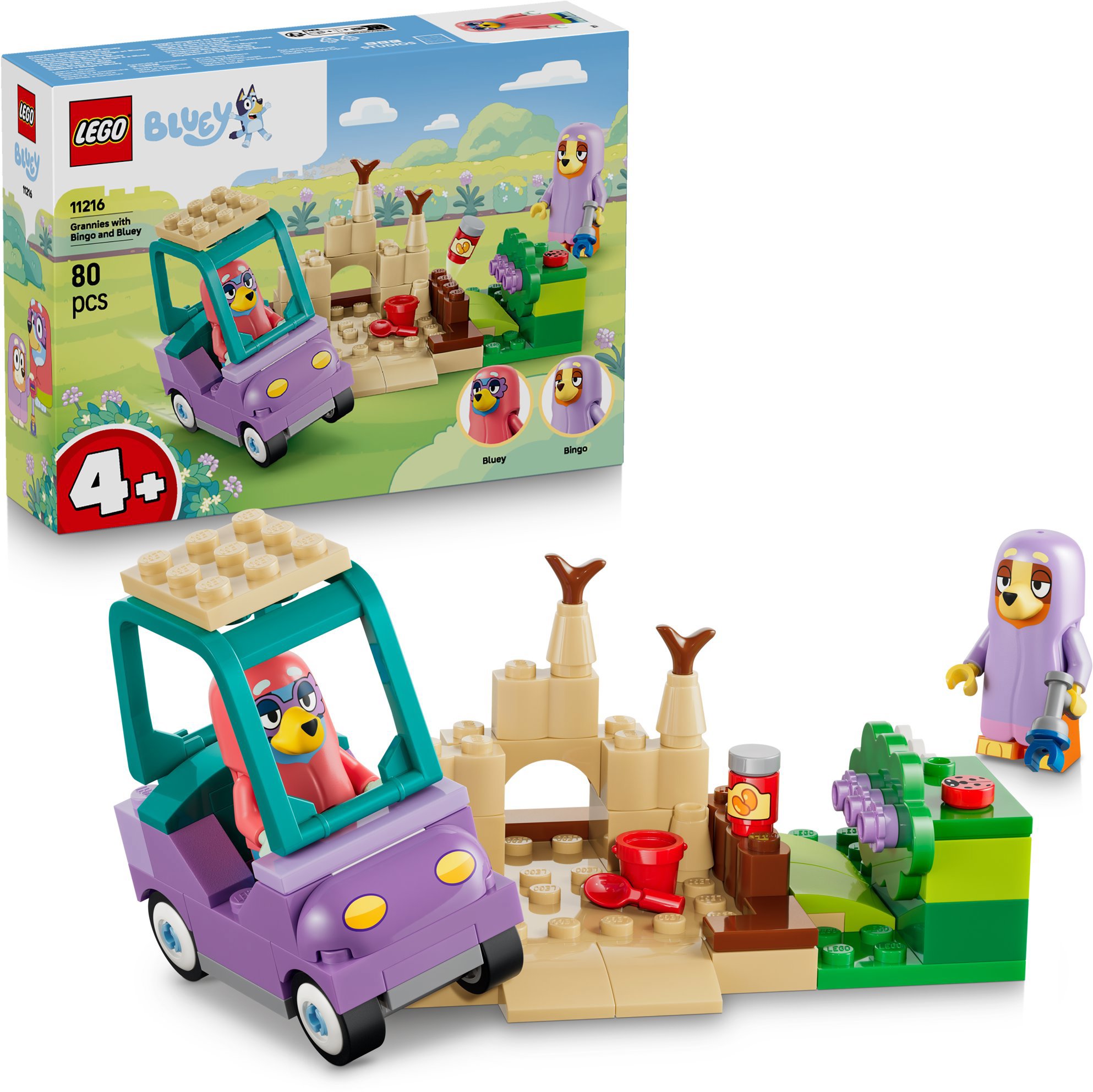 LEGO® Bluey 11216 Bingo, Bluey a babičky