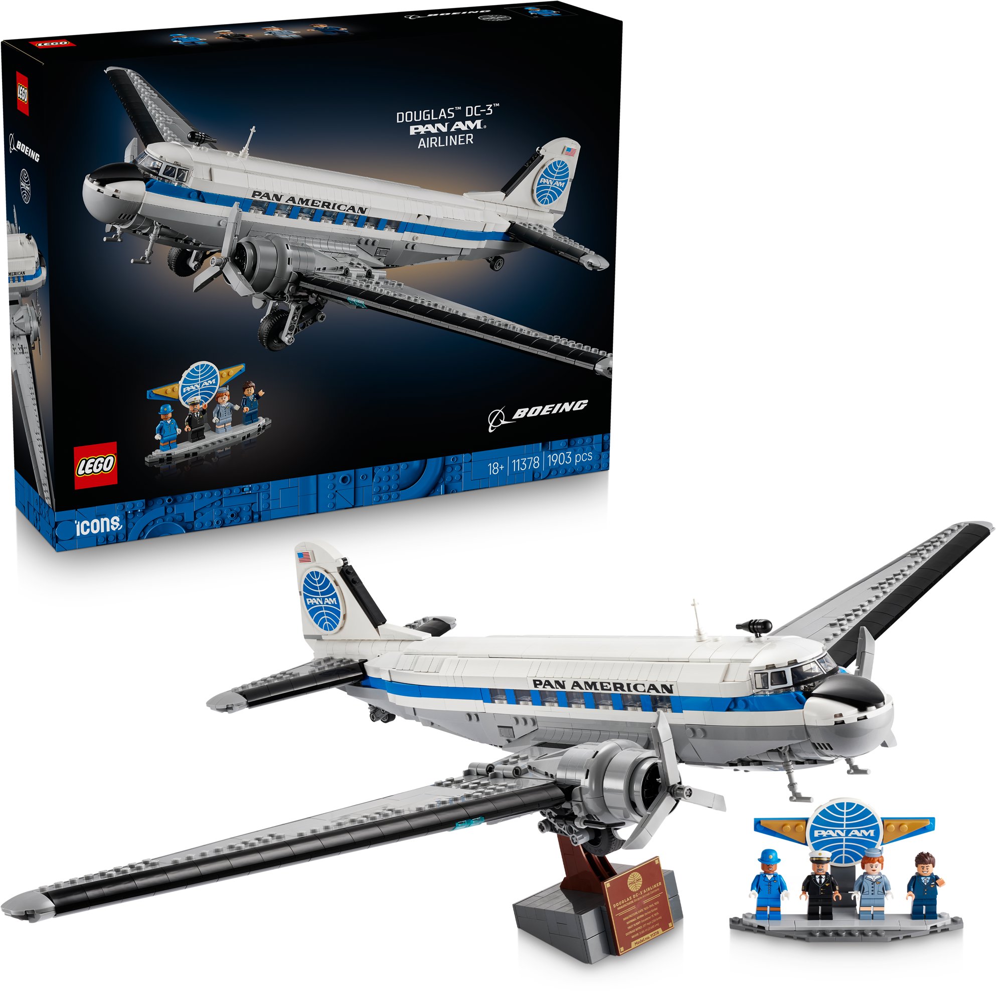LEGO® Icons 11378 Dopravní letoun Douglas DC-3 PAN AM model