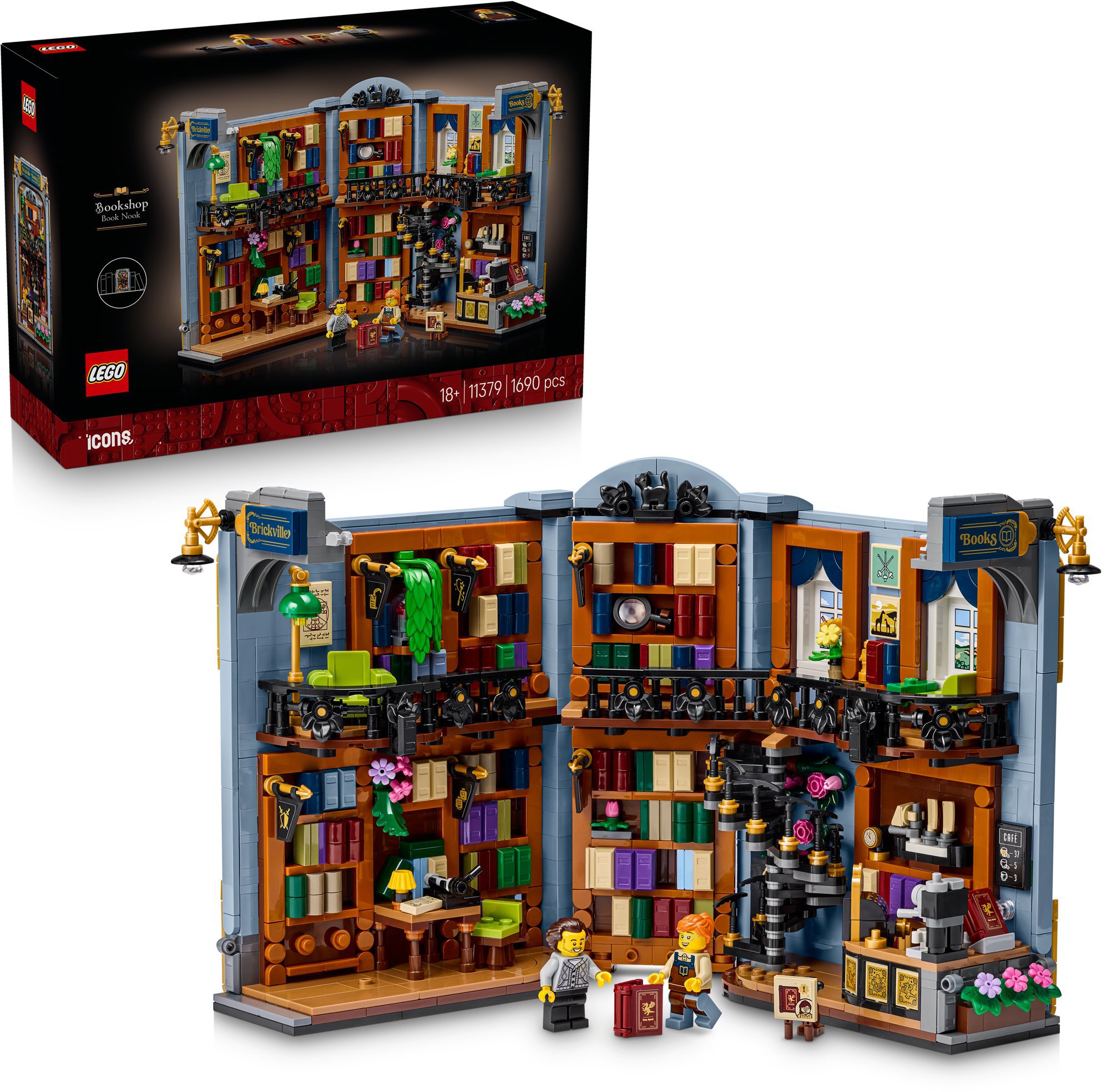 LEGO ® Icons 11379 Knižní zarážka: Knihkupectví