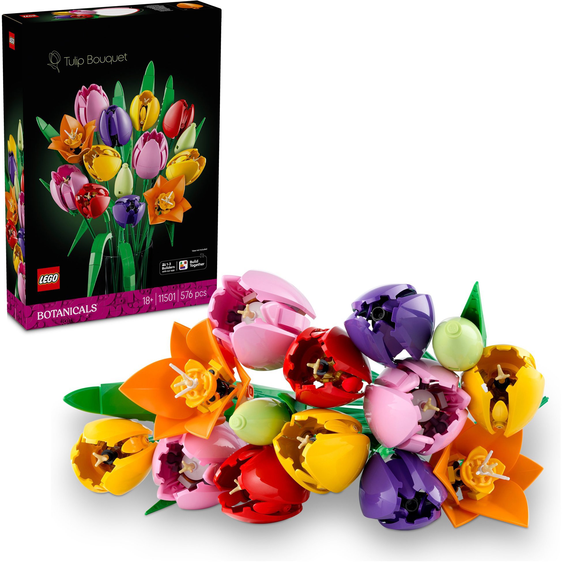 LEGO® Botanicals 11501 Kytice tulipánů v detailním záběru