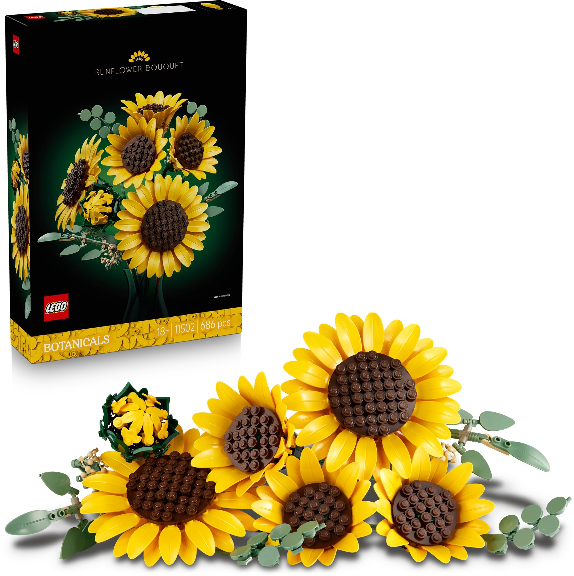 LEGO Botanicals 11502 Kytice slunečnic - stavebnice s realistickými slunečnicemi