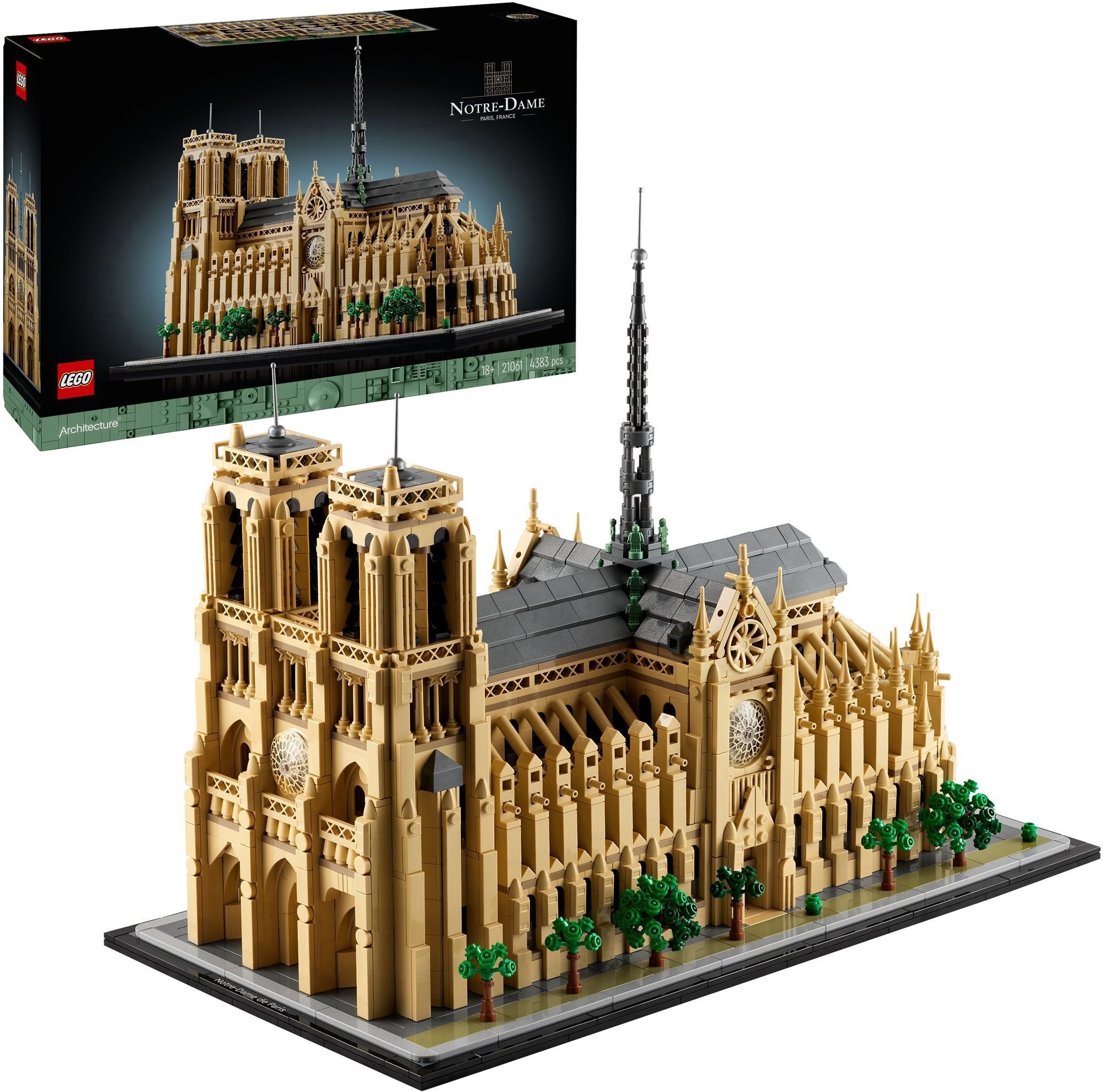 LEGO® Architecture 21061 Notre-Dame v Paříži - stavebnice s 369 dílky