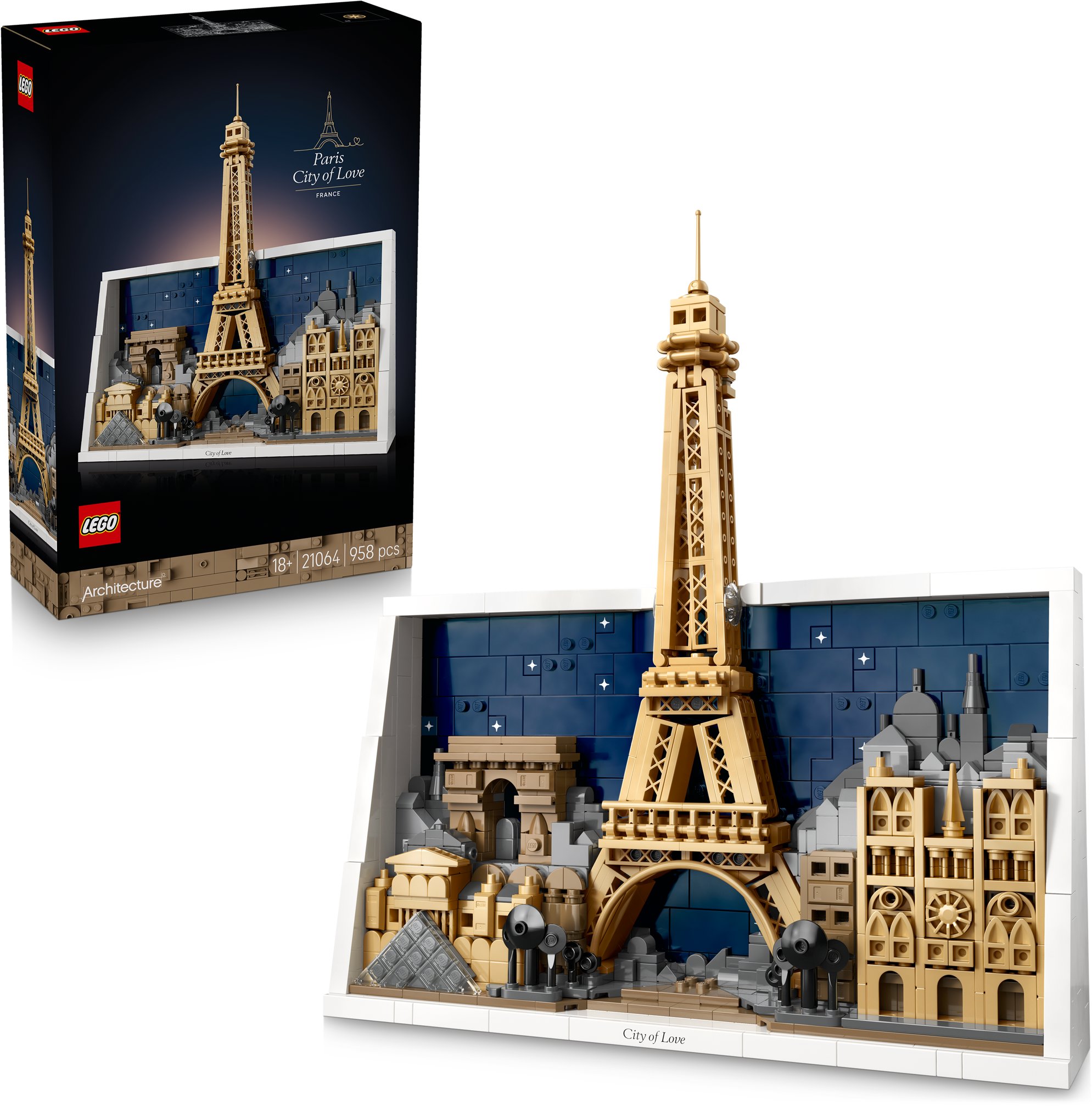 LEGO® Architecture 21064 Paříž – modely památek