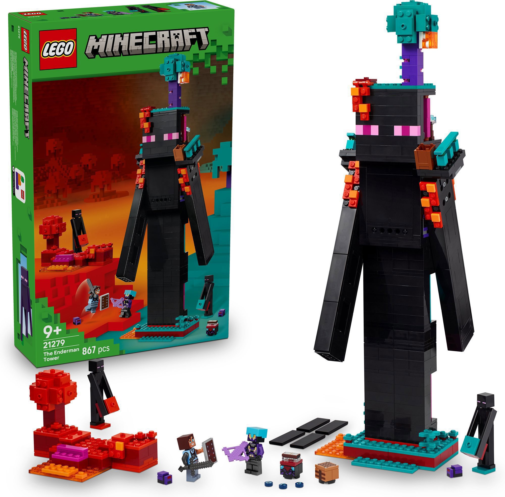 LEGO® Minecraft® 21279 Endermanova věž - stavebnice pro děti