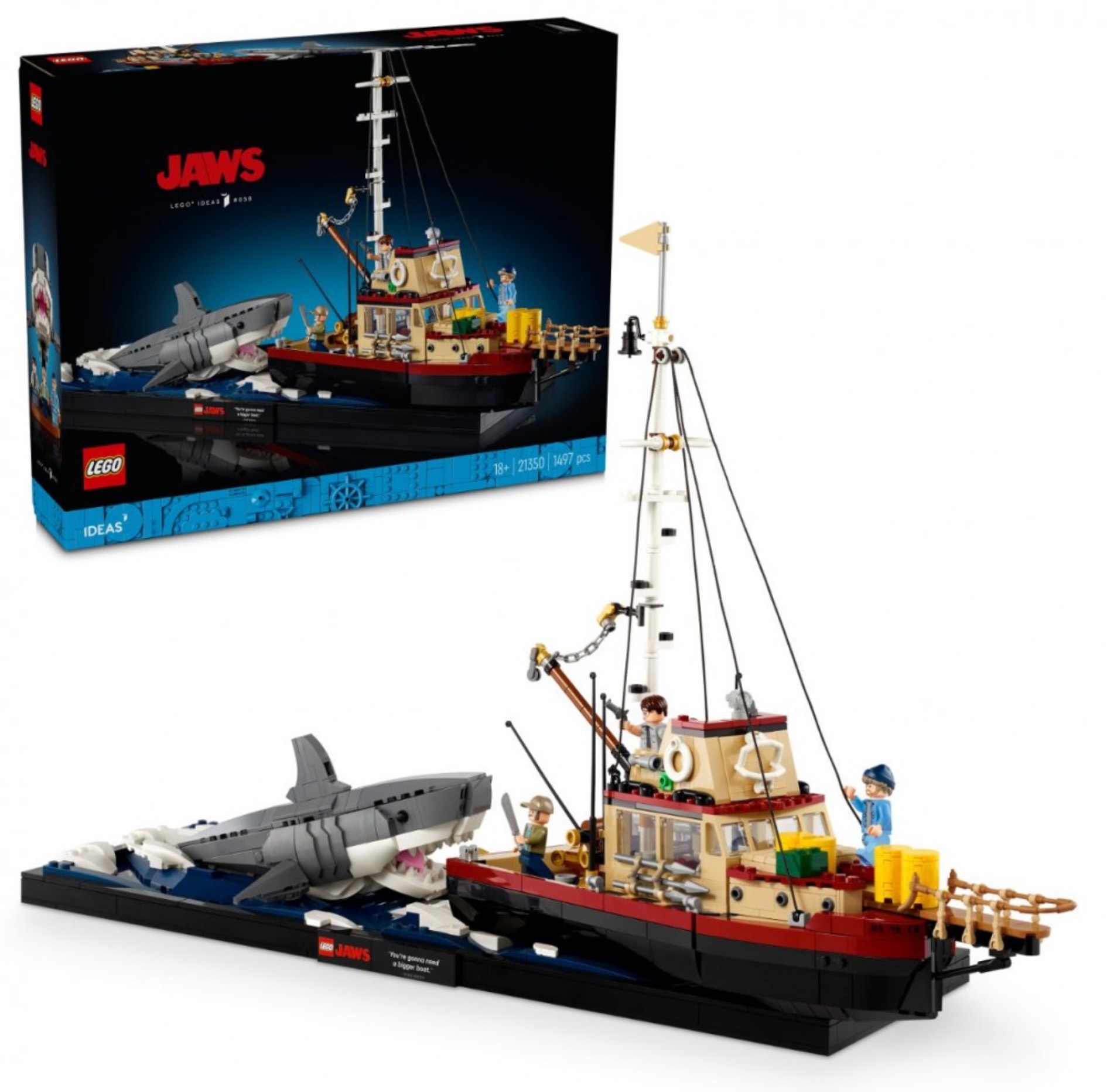 LEGO® Ideas 21350 Čelisti
