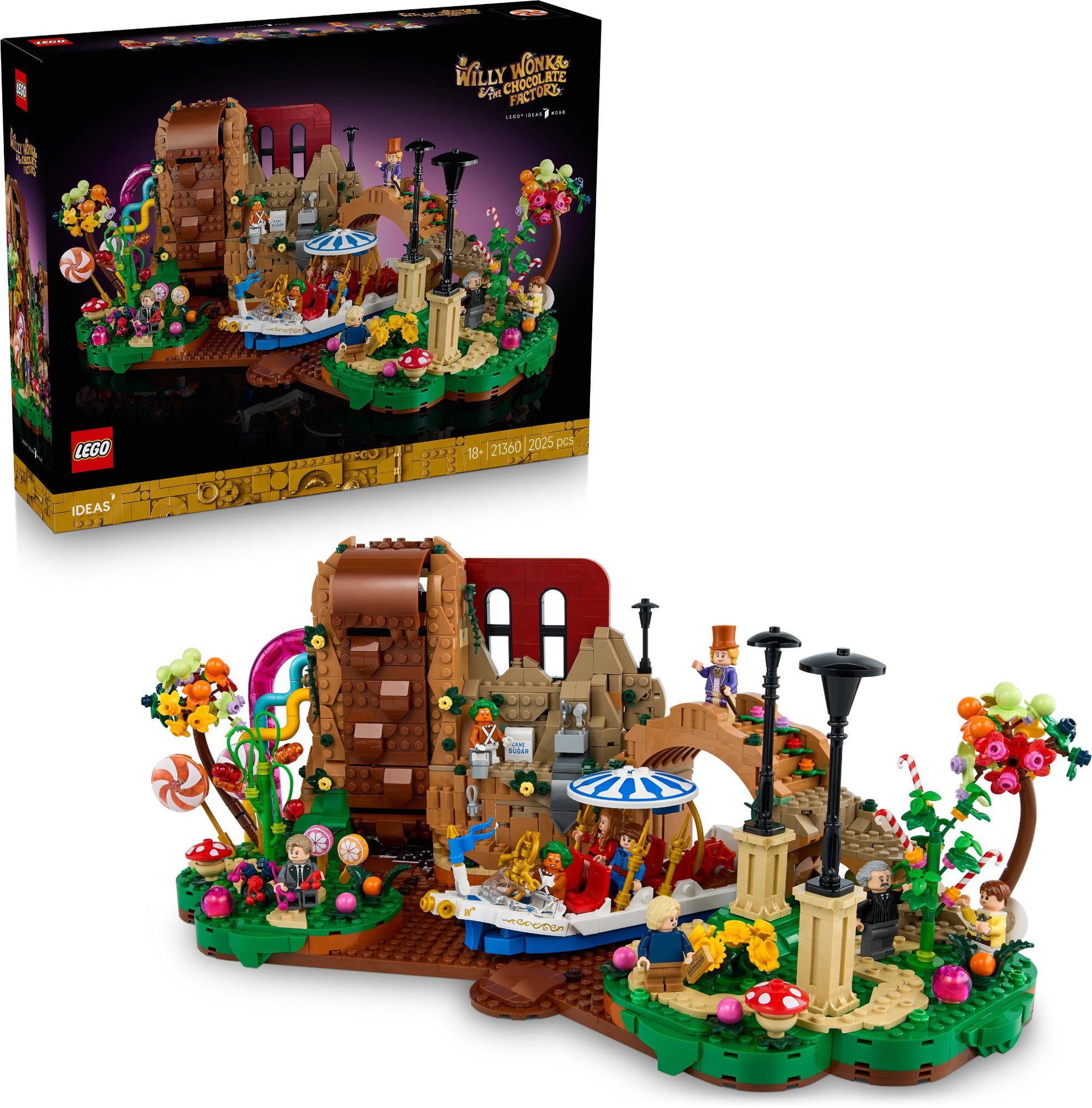 LEGO® Ideas 21360 Willy Wonka a továrna na čokoládu