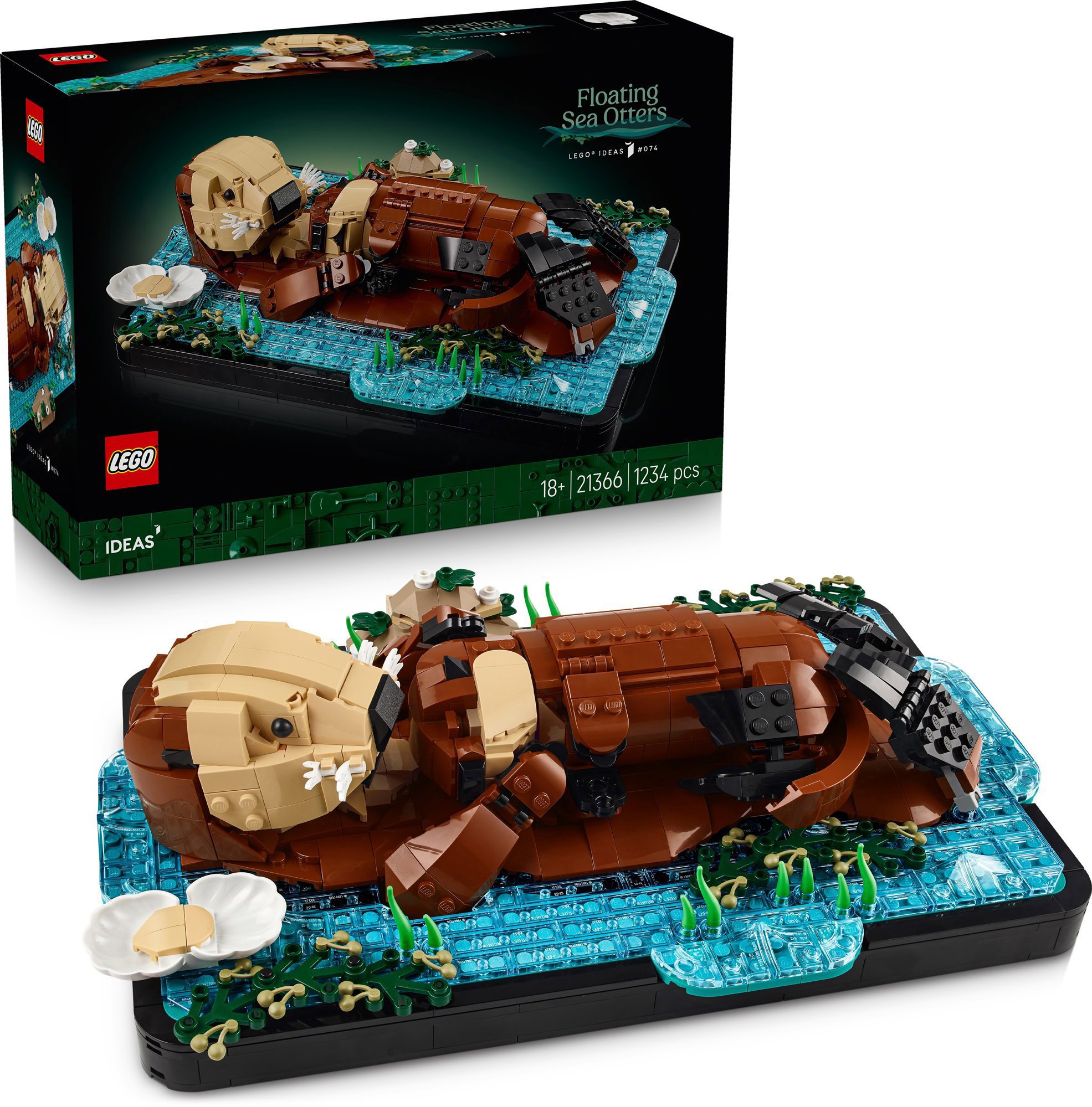 LEGO® Ideas 21366 Plavající mořské vydry