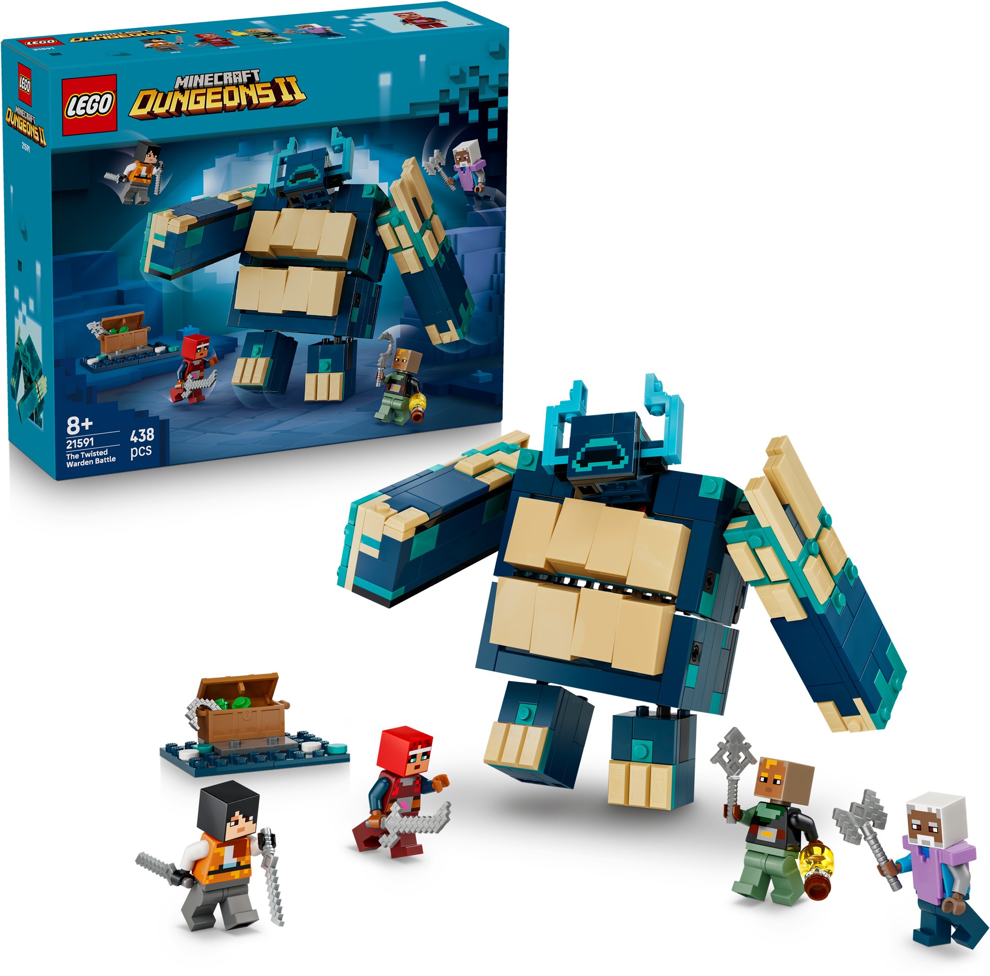LEGO® Minecraft® 21591 Souboj s pokřiveným Strážcem