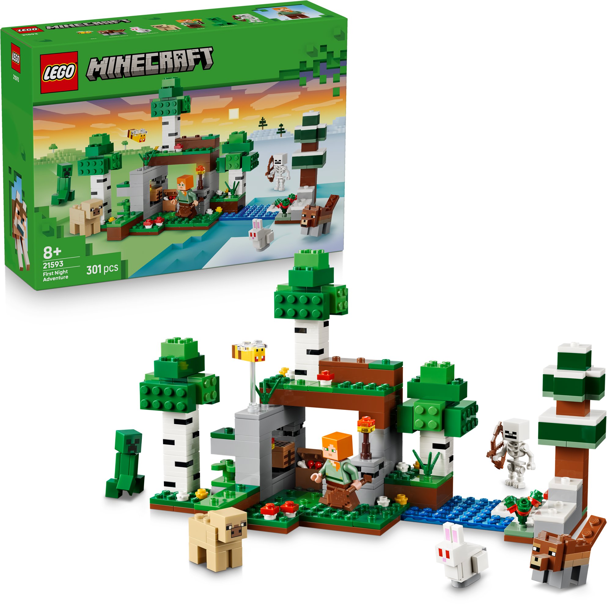 LEGO® Minecraft 21593 První noční dobrodružství
