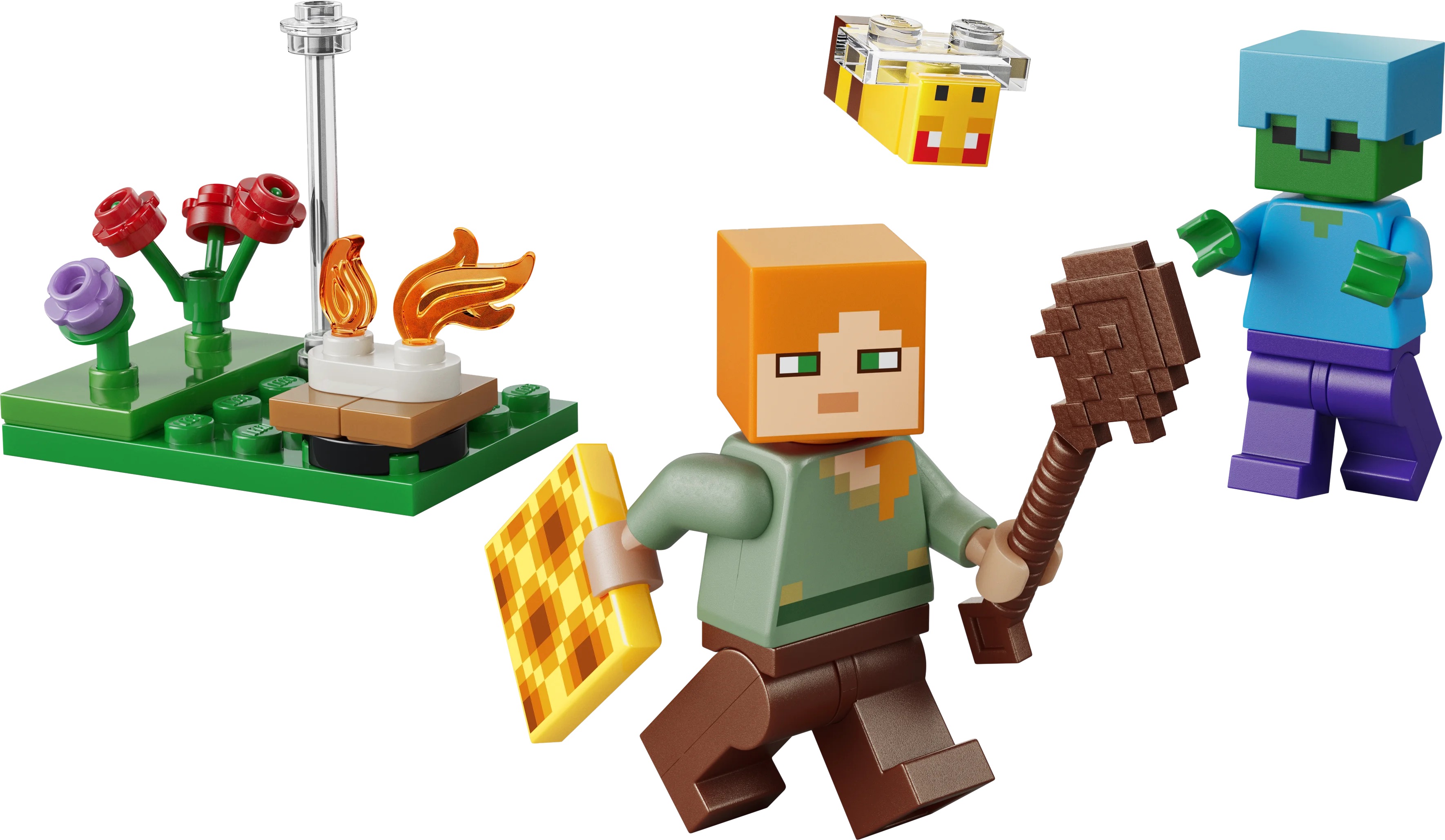 LEGO Minecraft 30732 Alex a konflikt u táboráku