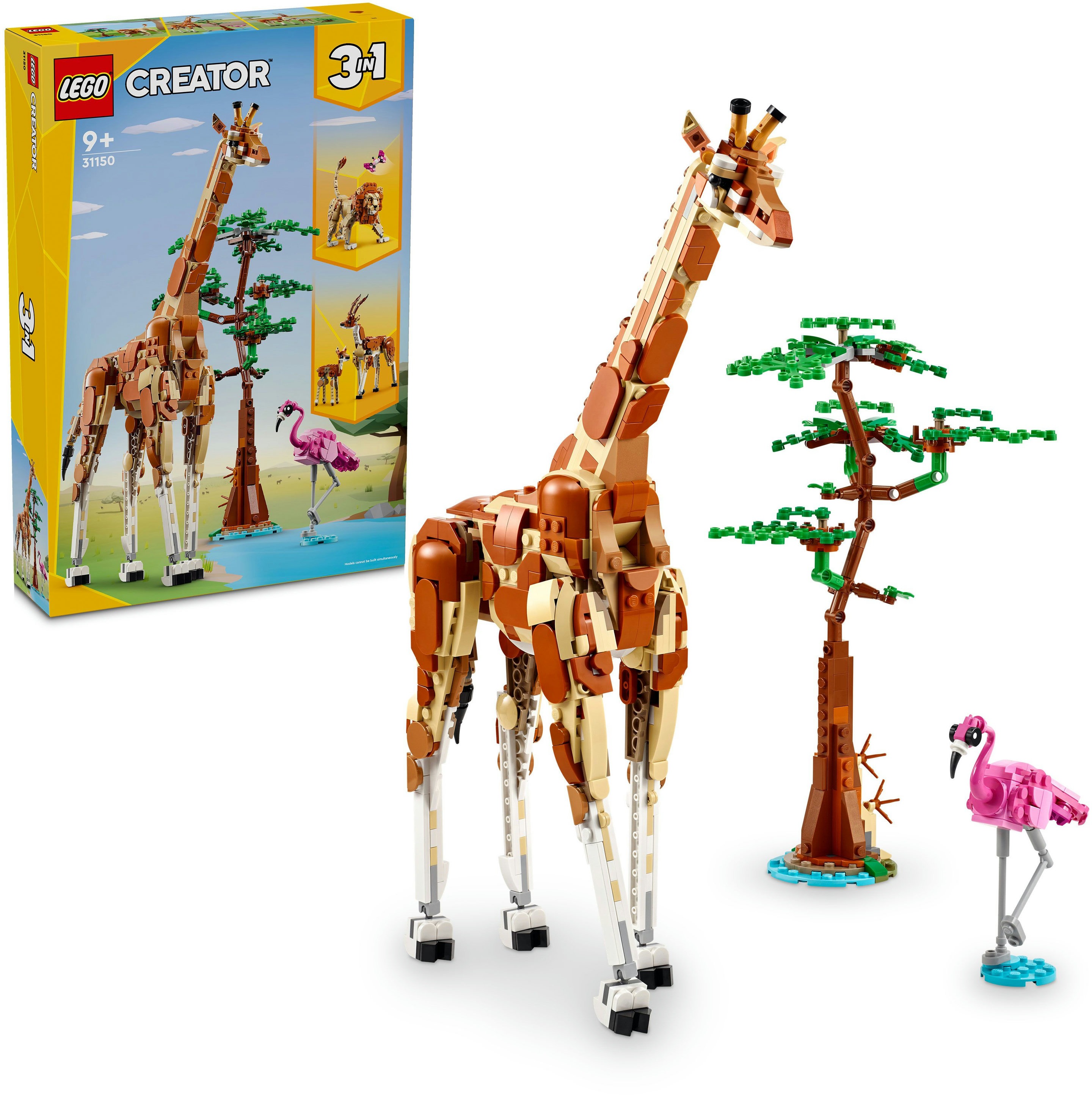 LEGO Creator 3 v 1 31150 Divoká zvířata ze safari