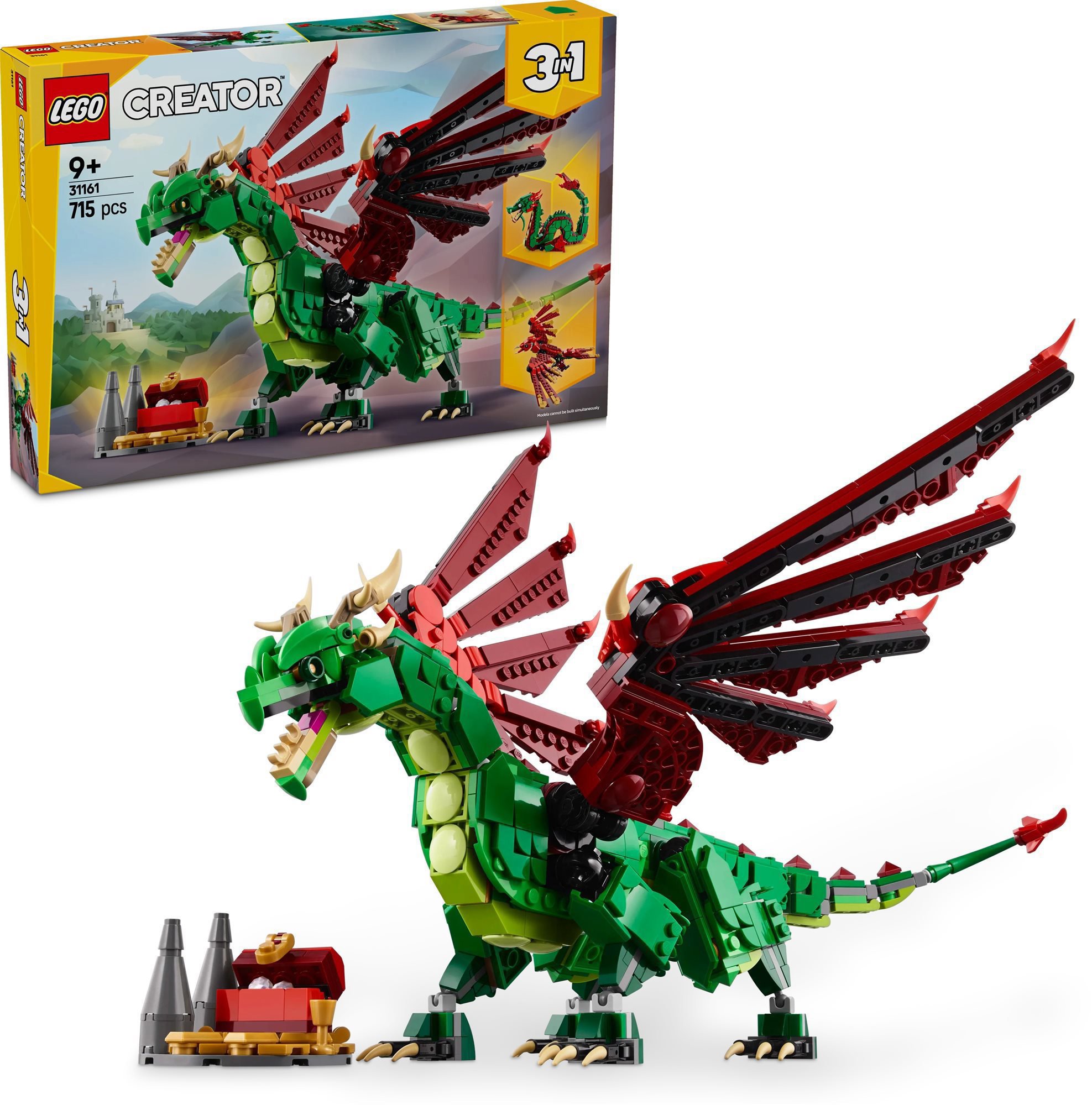 LEGO® Creator 3 v 1 31161 Středověký drak - stavebnice