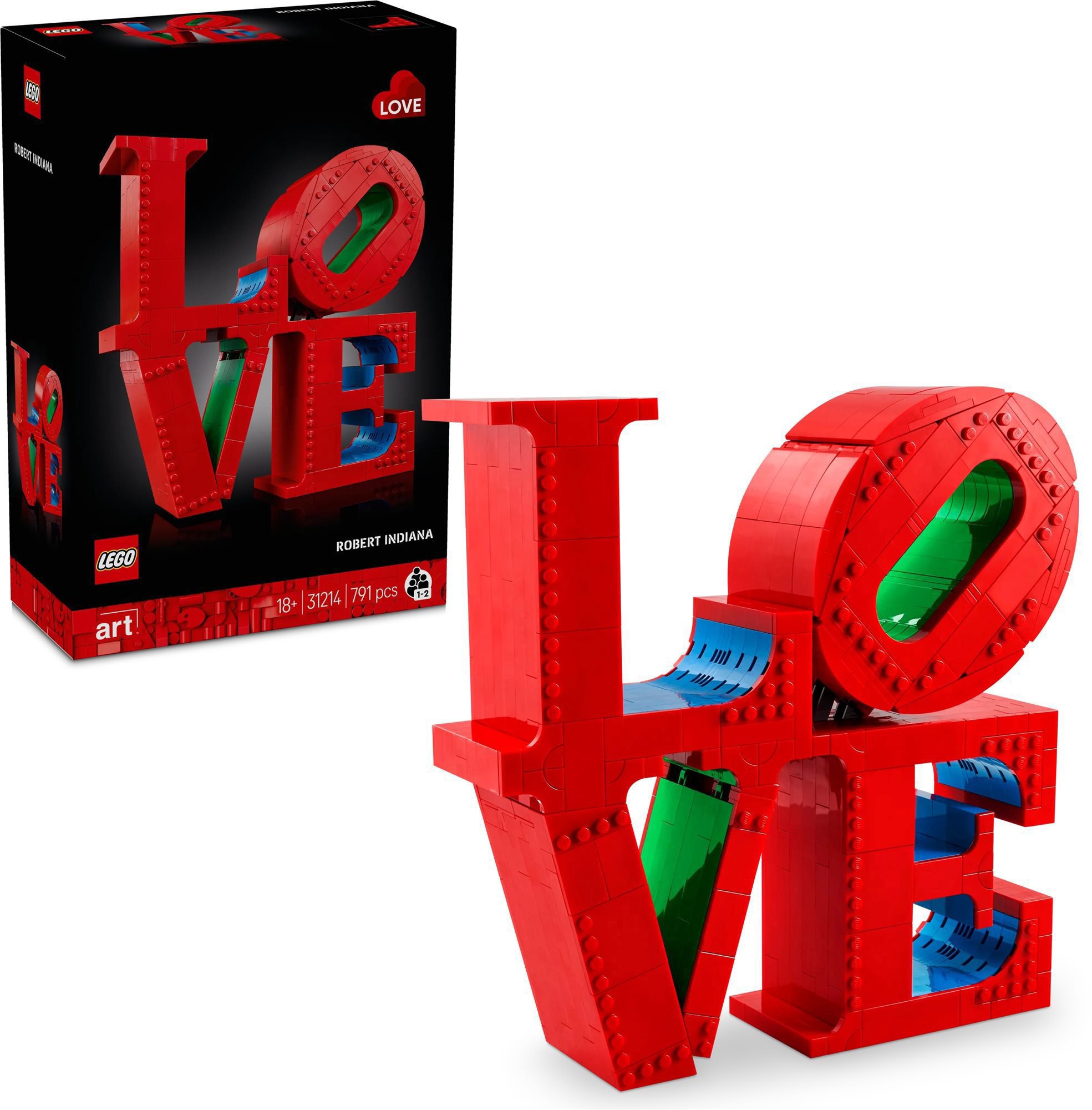 LEGO Art 31214 LOVE - kreativní stavebnice s více než 2000 dílky.