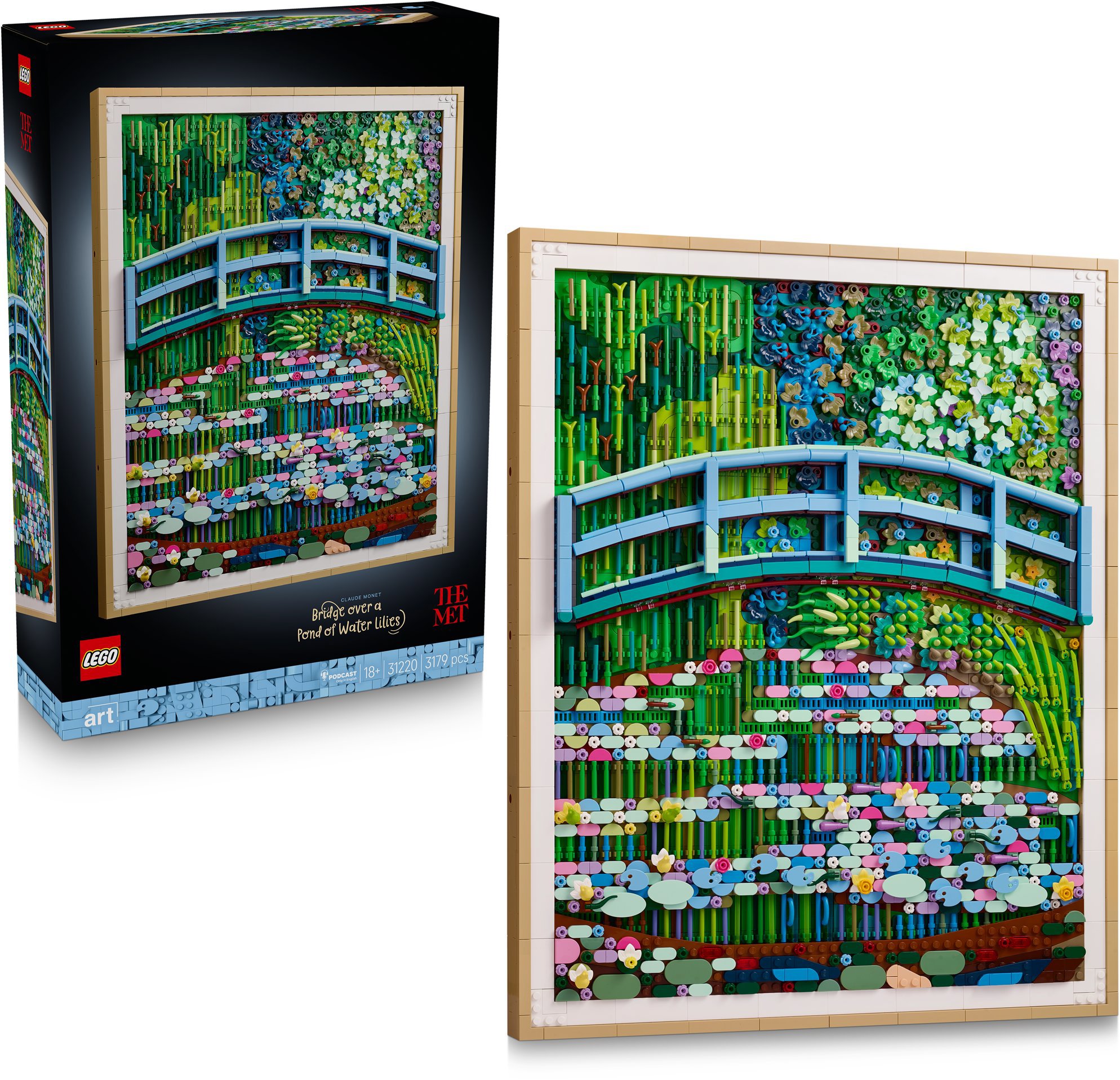LEGO Art 31220 Claude Monet Most nad jezírkem s lekníny