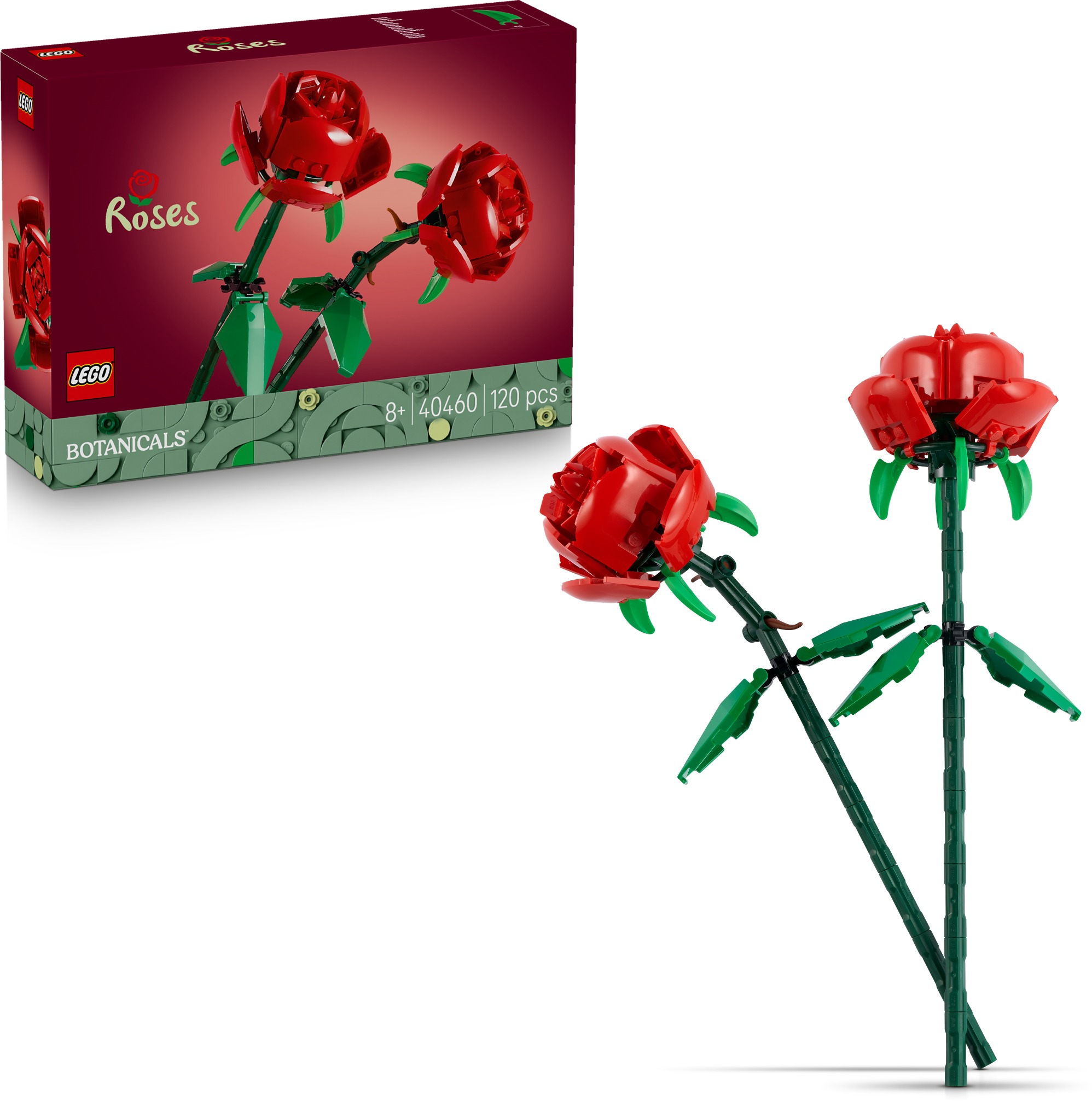 Stavebnice LEGO® Botanicals 40460 Růže s krásnými růžemi