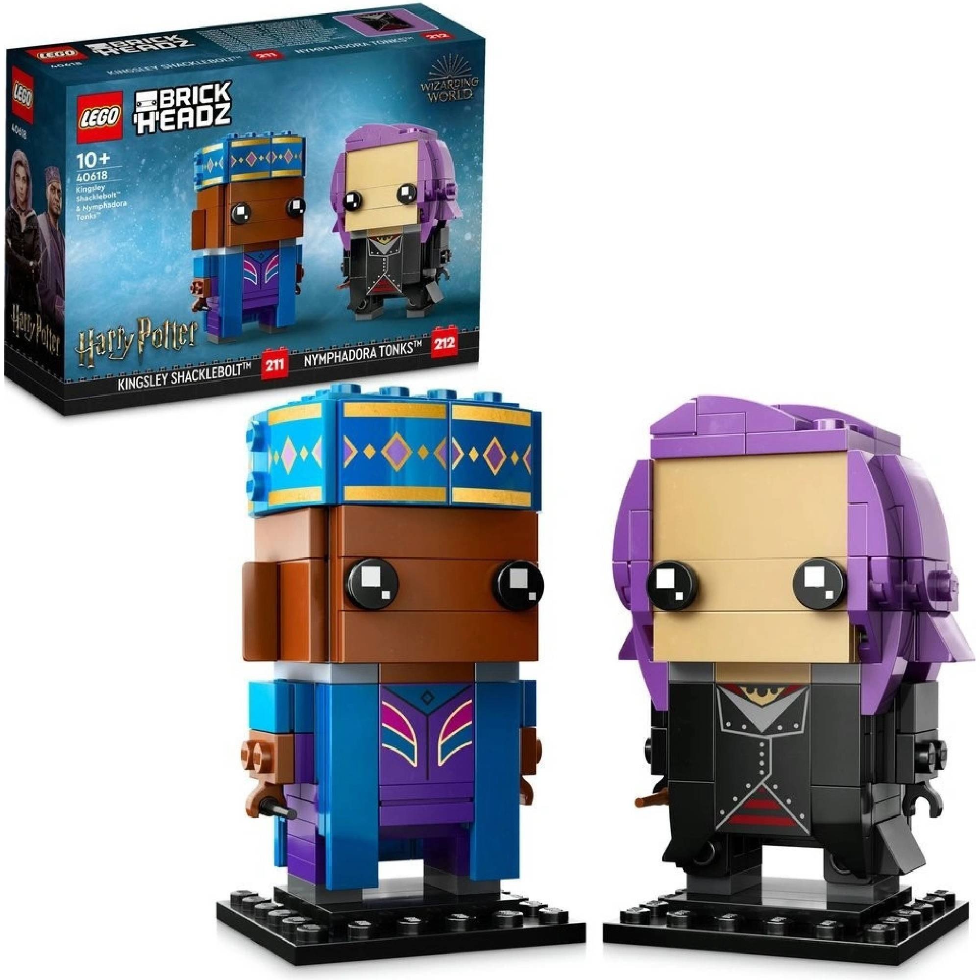 LEGO BrickHeadz 40618 - Kingsley Pastorek a Nymphadora Tonksová