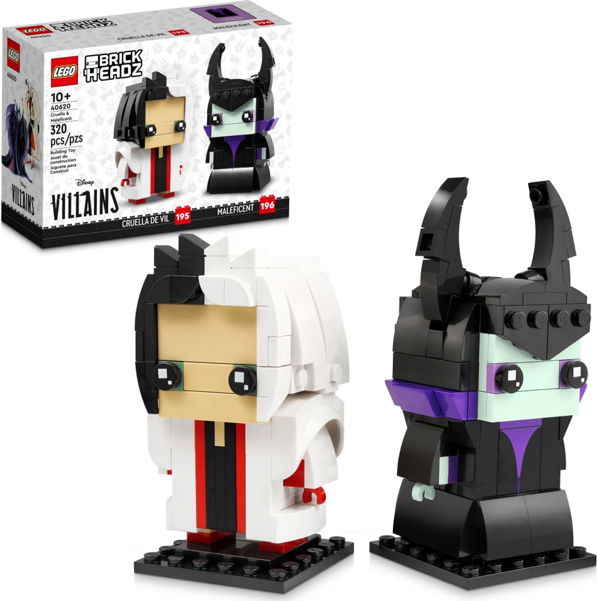 Stavebnice LEGO BrickHeadz 40620 Cruella a Zloba