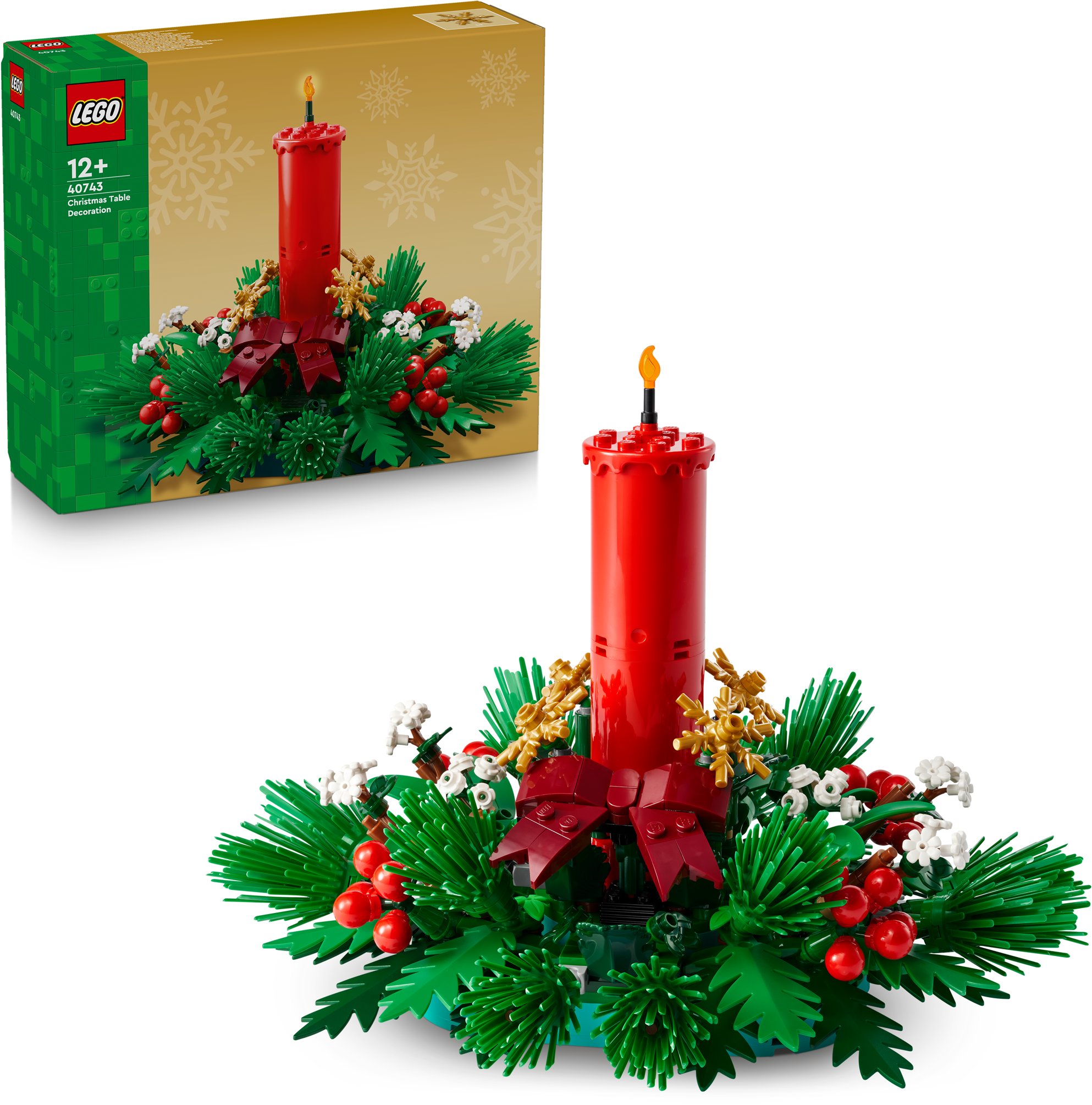 LEGO Icons 40743 Vánoční dekorace na stůl