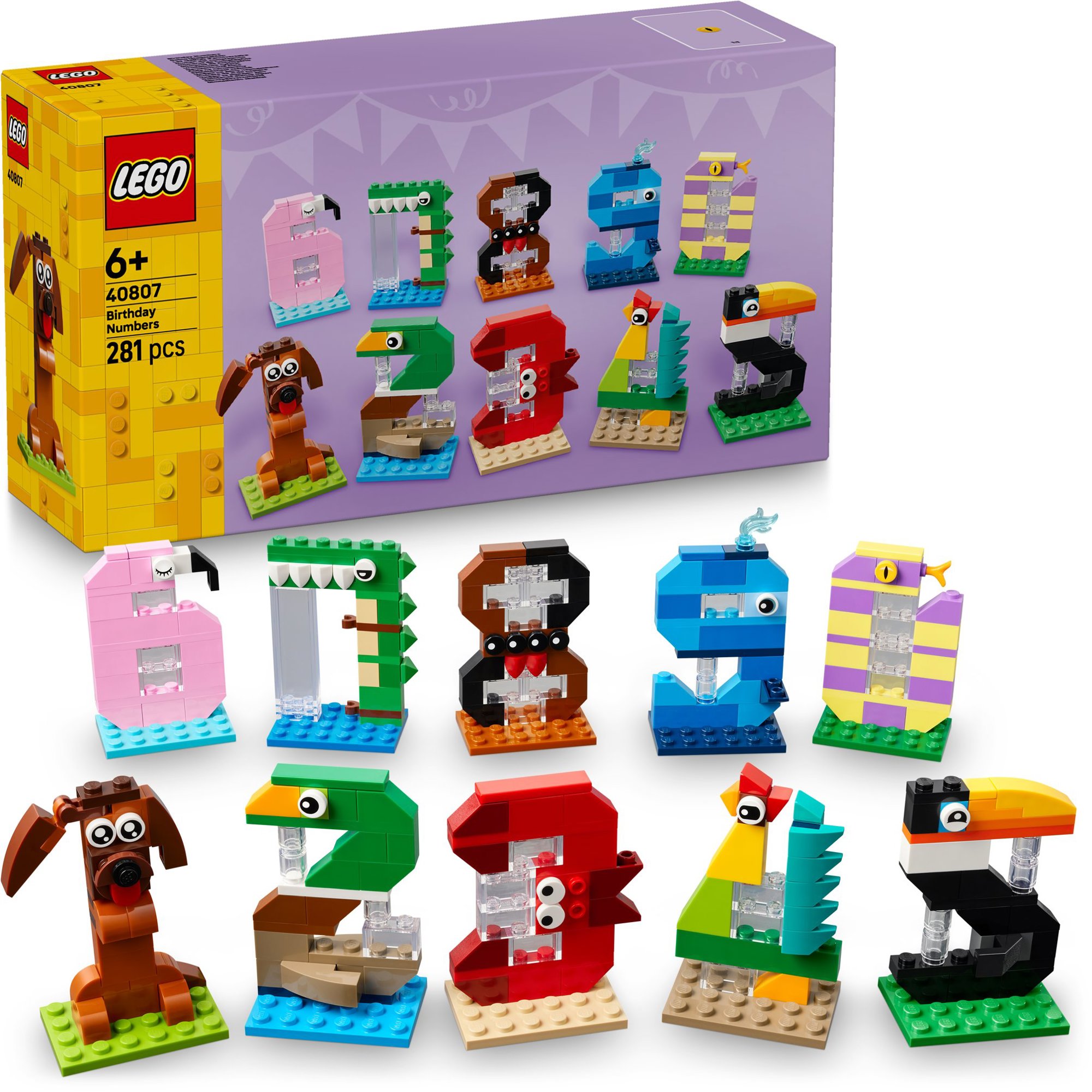 Stavebnice LEGO Icons 40807 Narozeninová čísla
