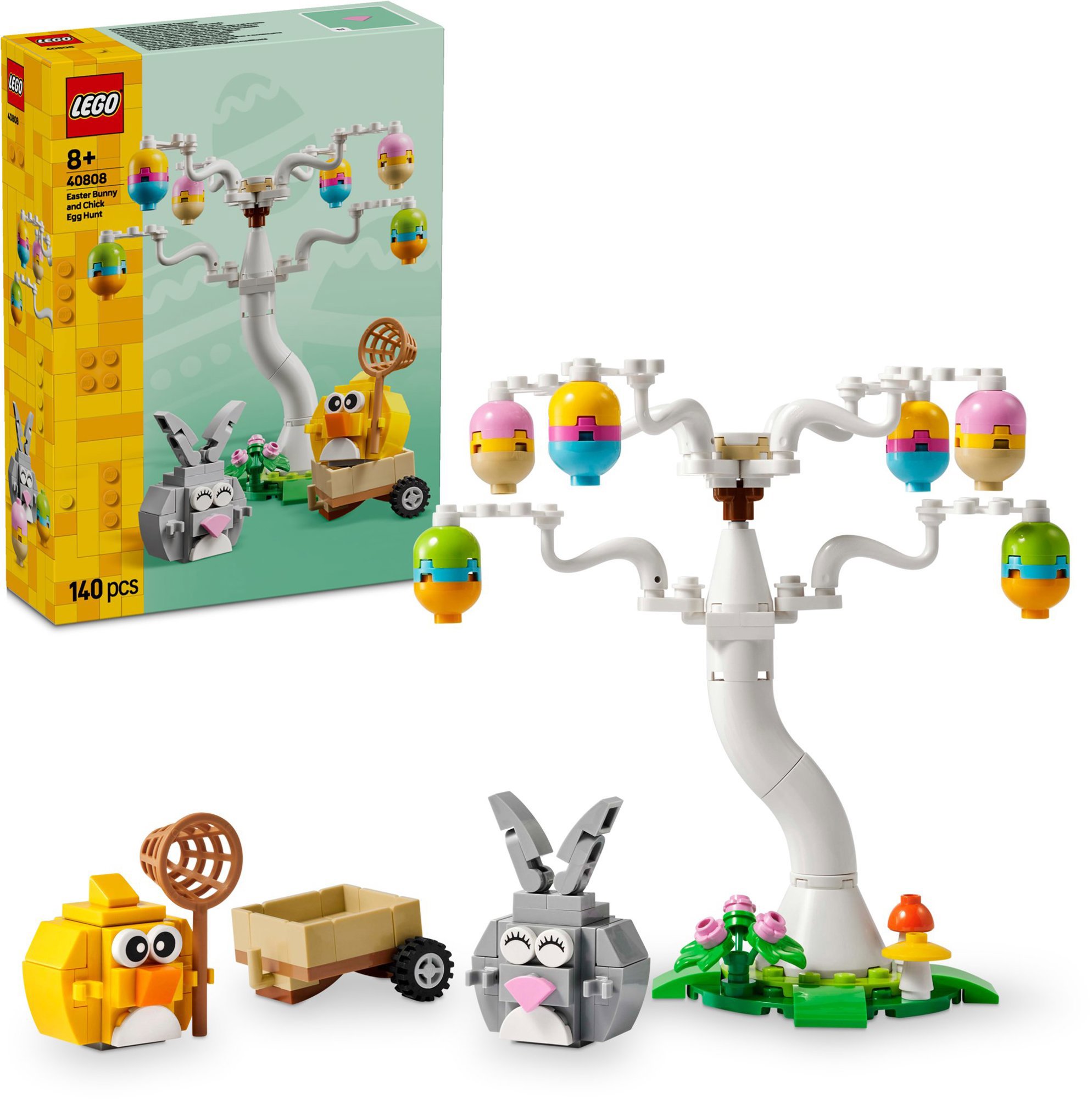 LEGO Icons 40808 Velikonoční zajíček, kuřátko a sběr vajíček