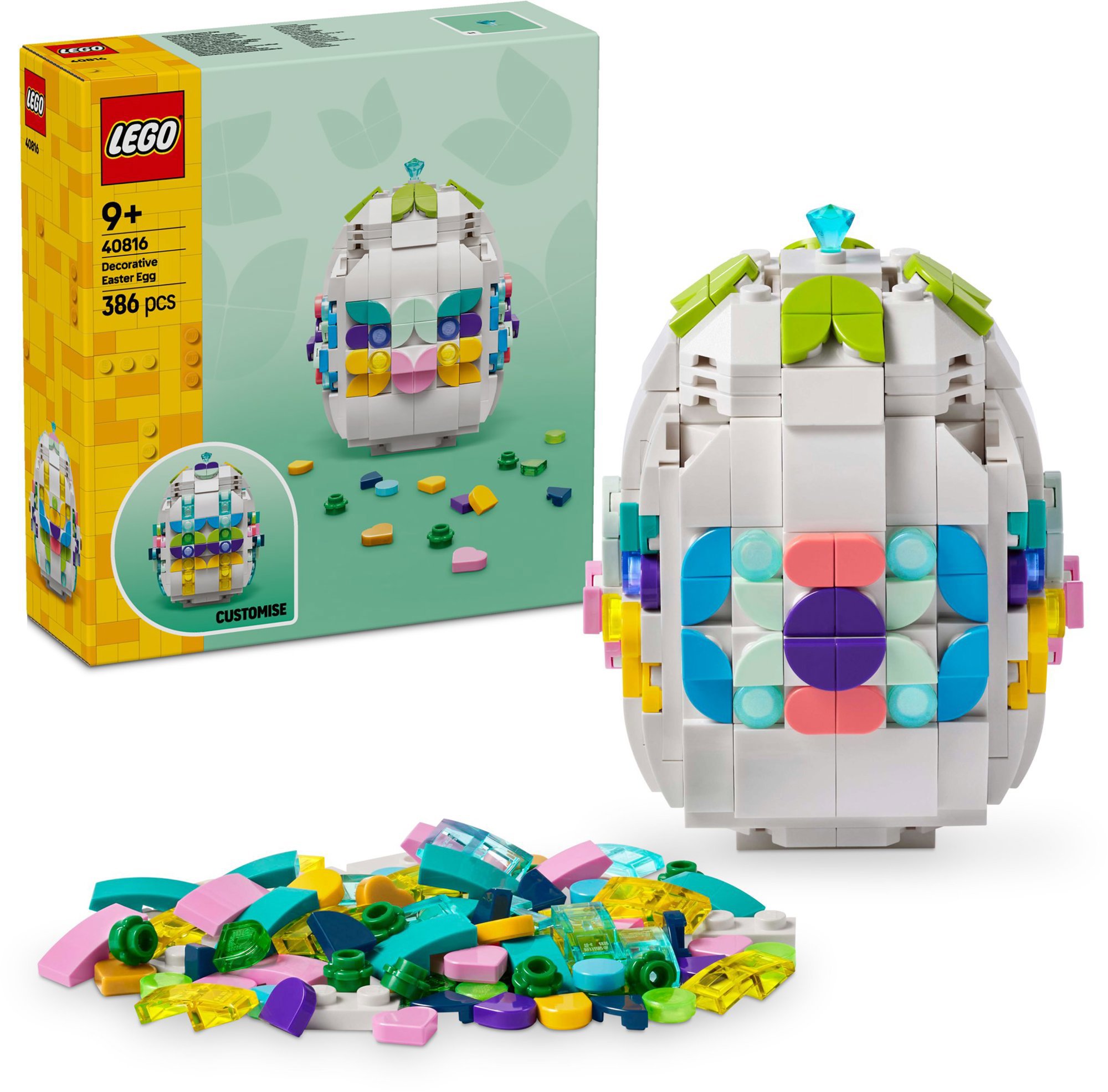 LEGO Icons 40816 Dekorativní velikonoční vajíčko