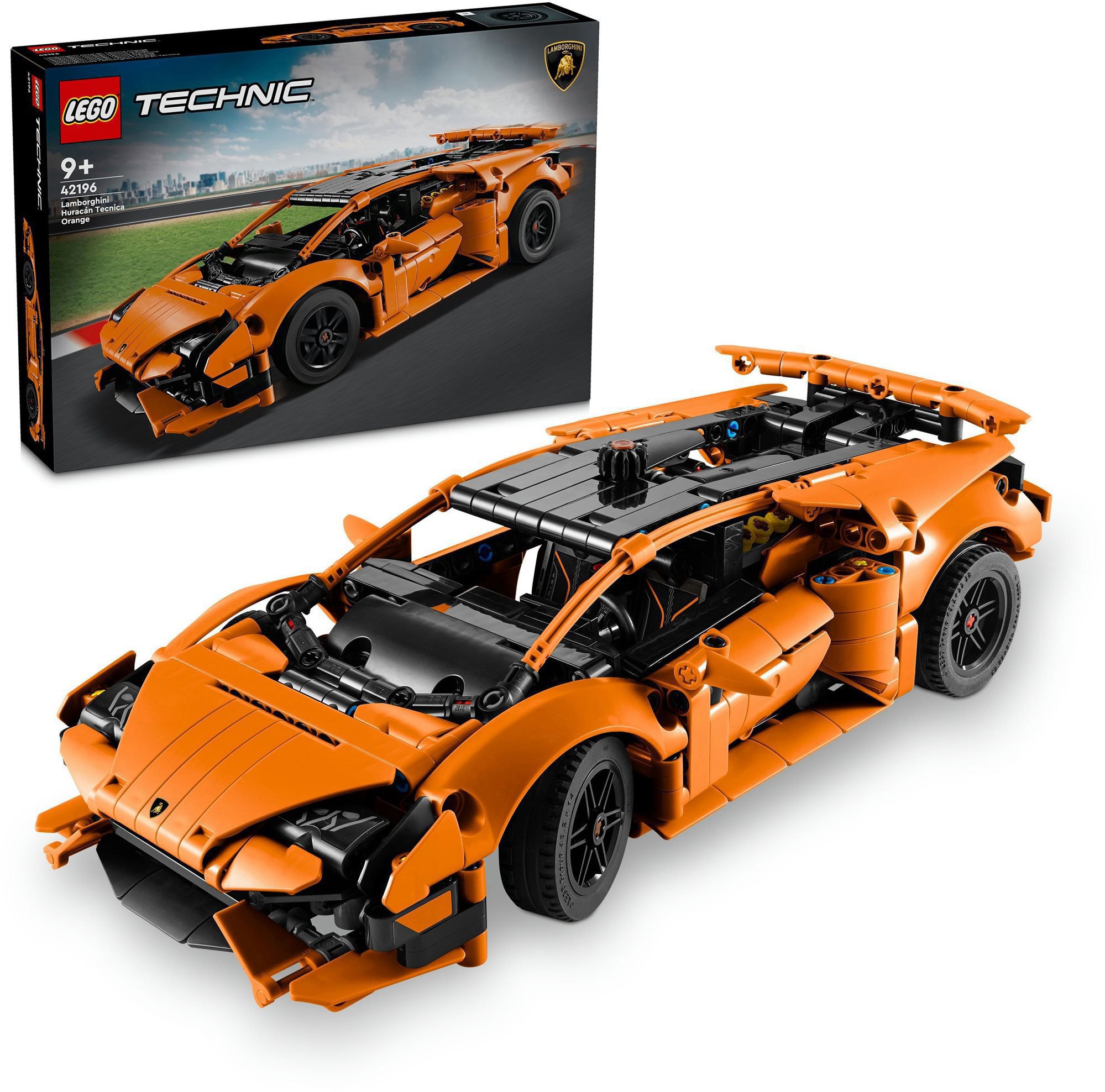 LEGO Technic 42196 Oranžové Lamborghini Huracán Tecnica model
