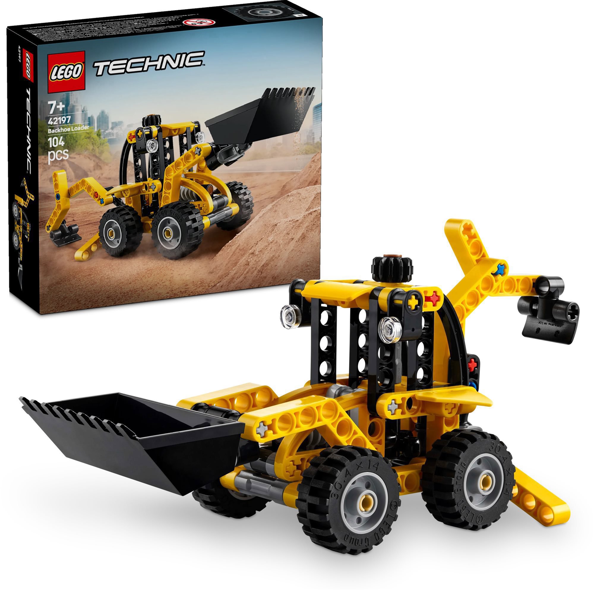 LEGO® Technic 42197 Zadní nakladač - stavebnice v detailu