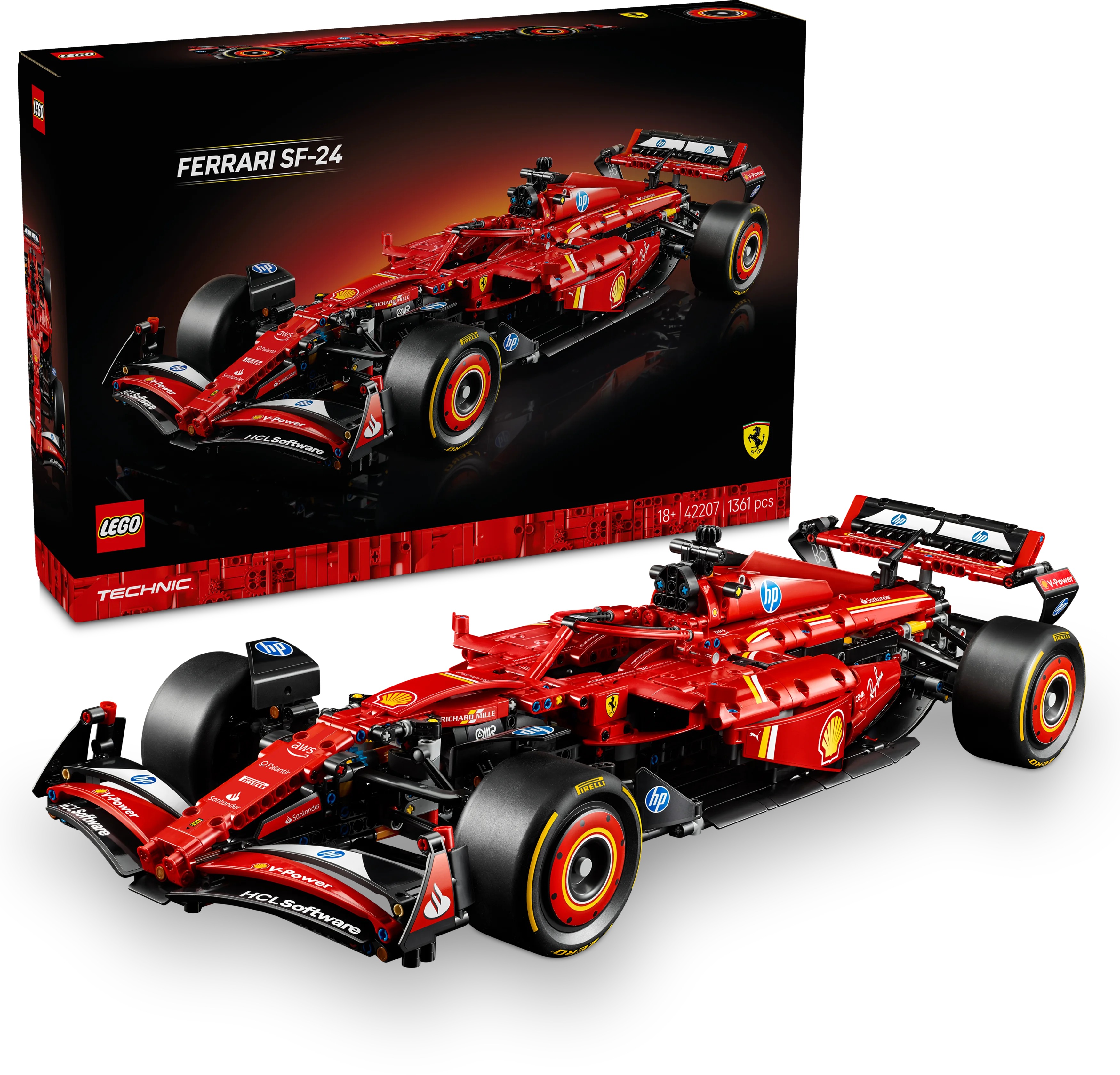 LEGO Technic 42207 Auto Ferrari SF-24 F1 model