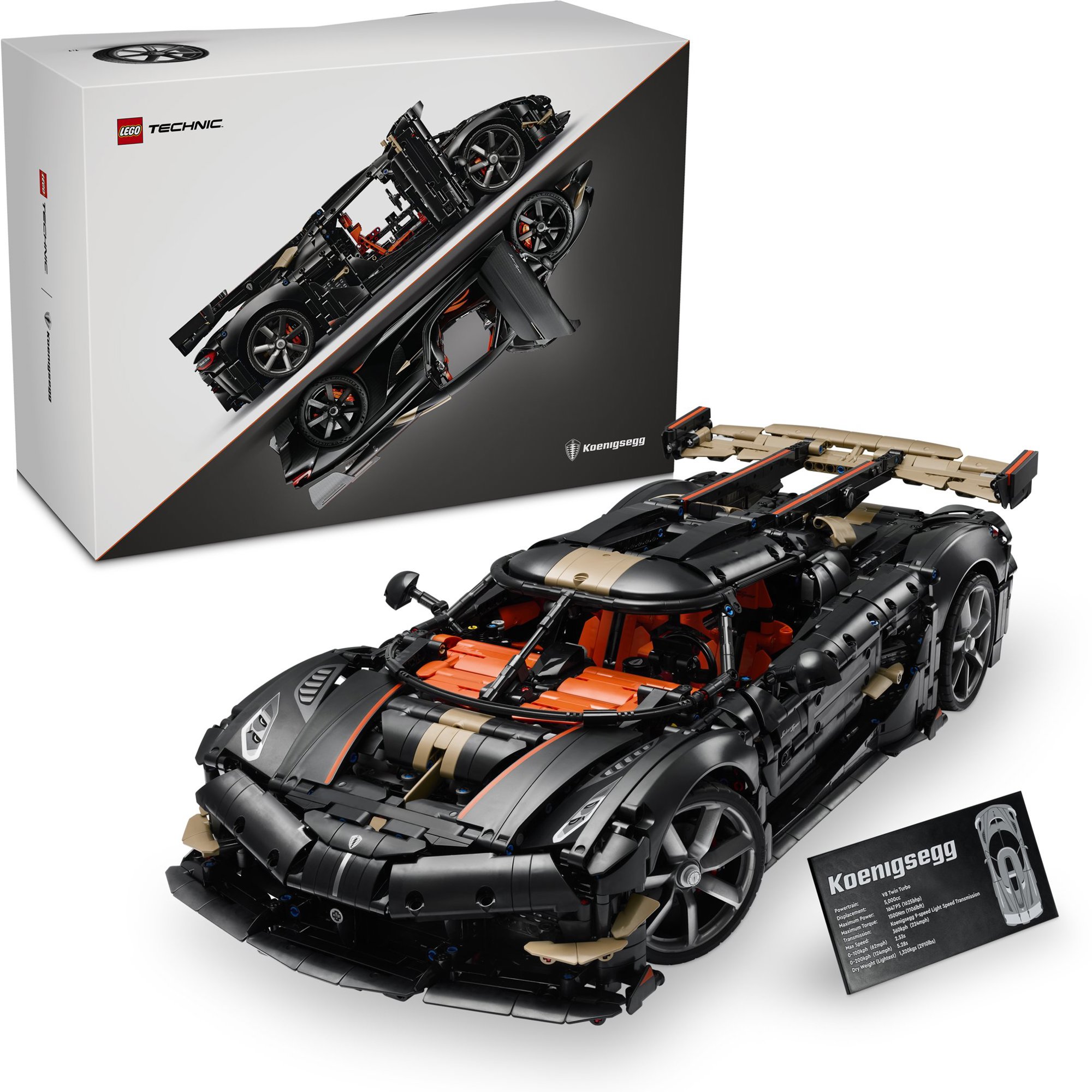 LEGO® Technic 42232 Megacar Koenigsegg Sadair's Spear