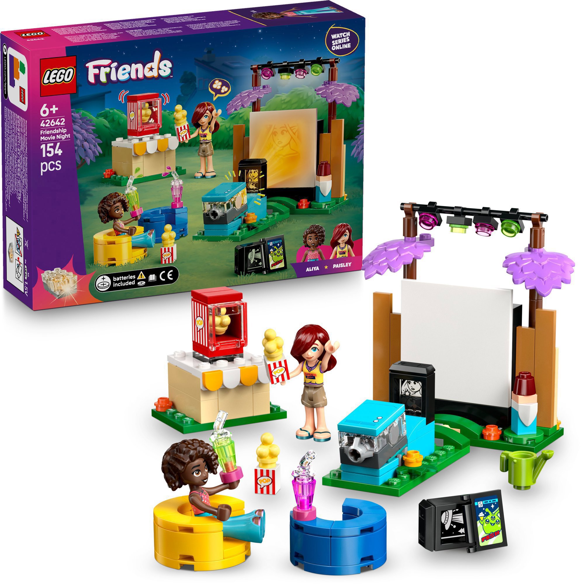 LEGO Friends 42642 Filmový večer s kamarády