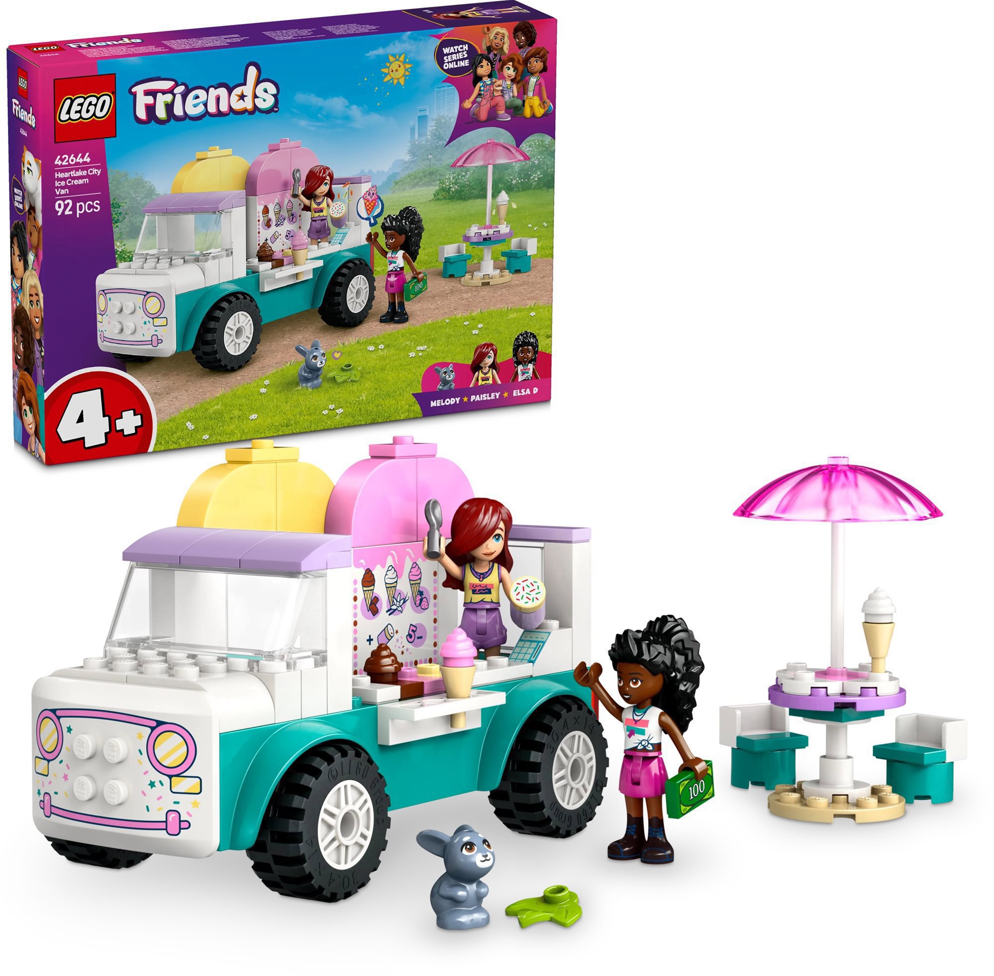LEGO® Friends 42644 Zmrzlinářské auto v městečku Heartlake