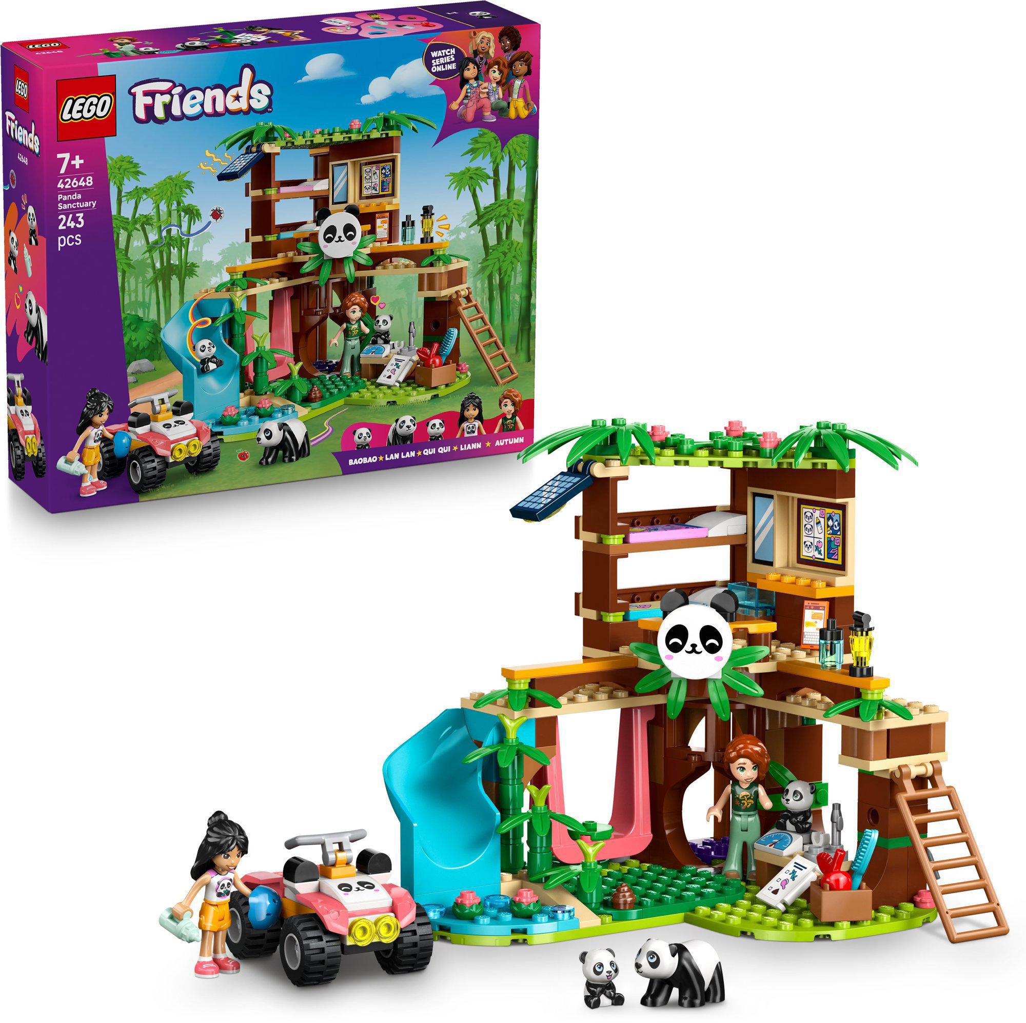LEGO Friends 42648 - Péče o zvířátka v pandí záchranné stanici