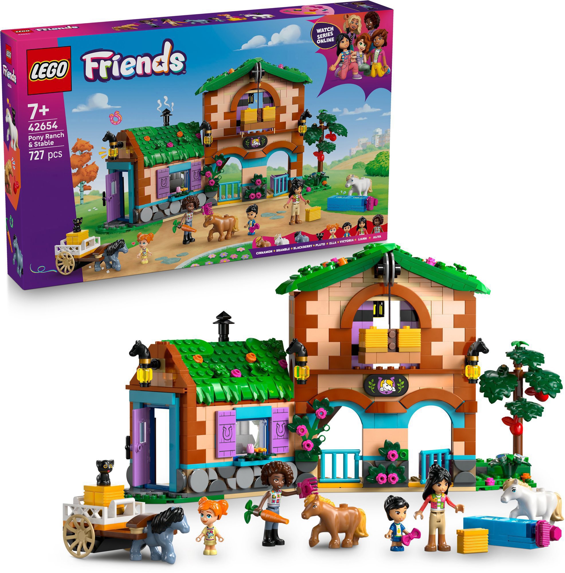 LEGO® Friends 42654 Ranč s poníky a stáj