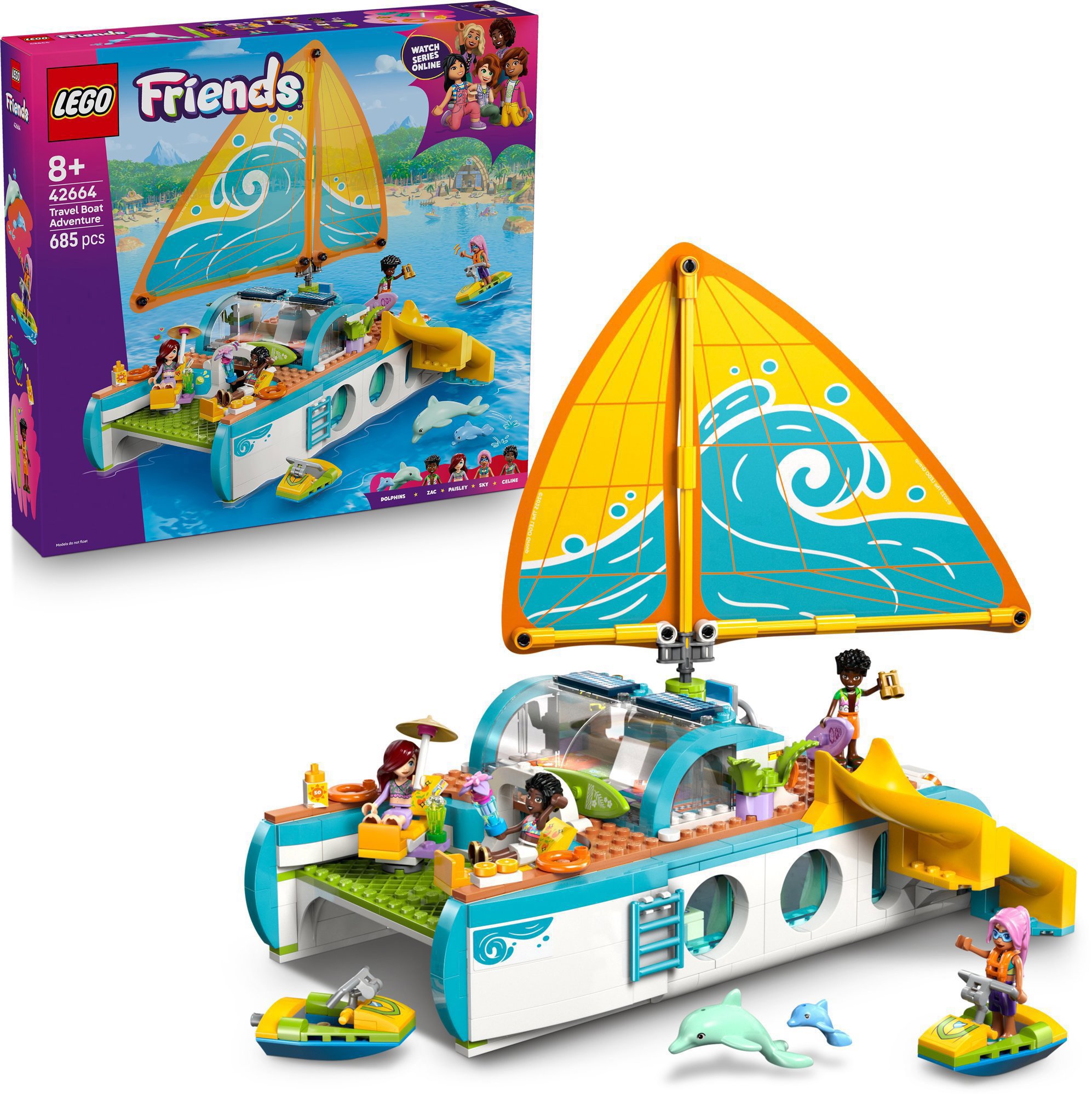 LEGO® Friends 42664 Dobrodružství na jachtě stavebnice pro děti