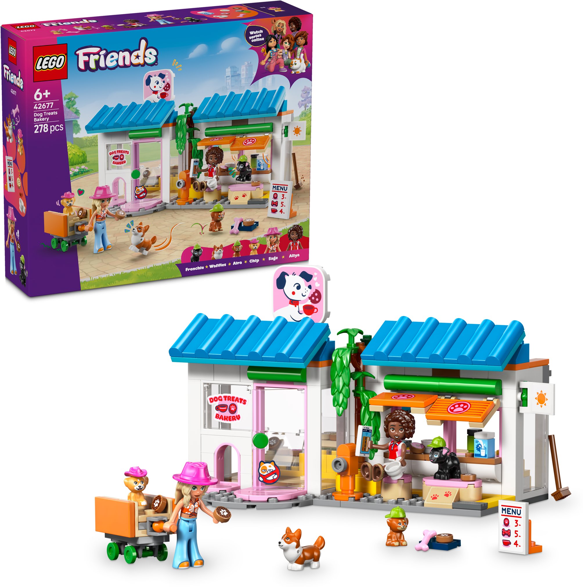 LEGO Friends Pekárna pamlsků pro pejsky (42677)