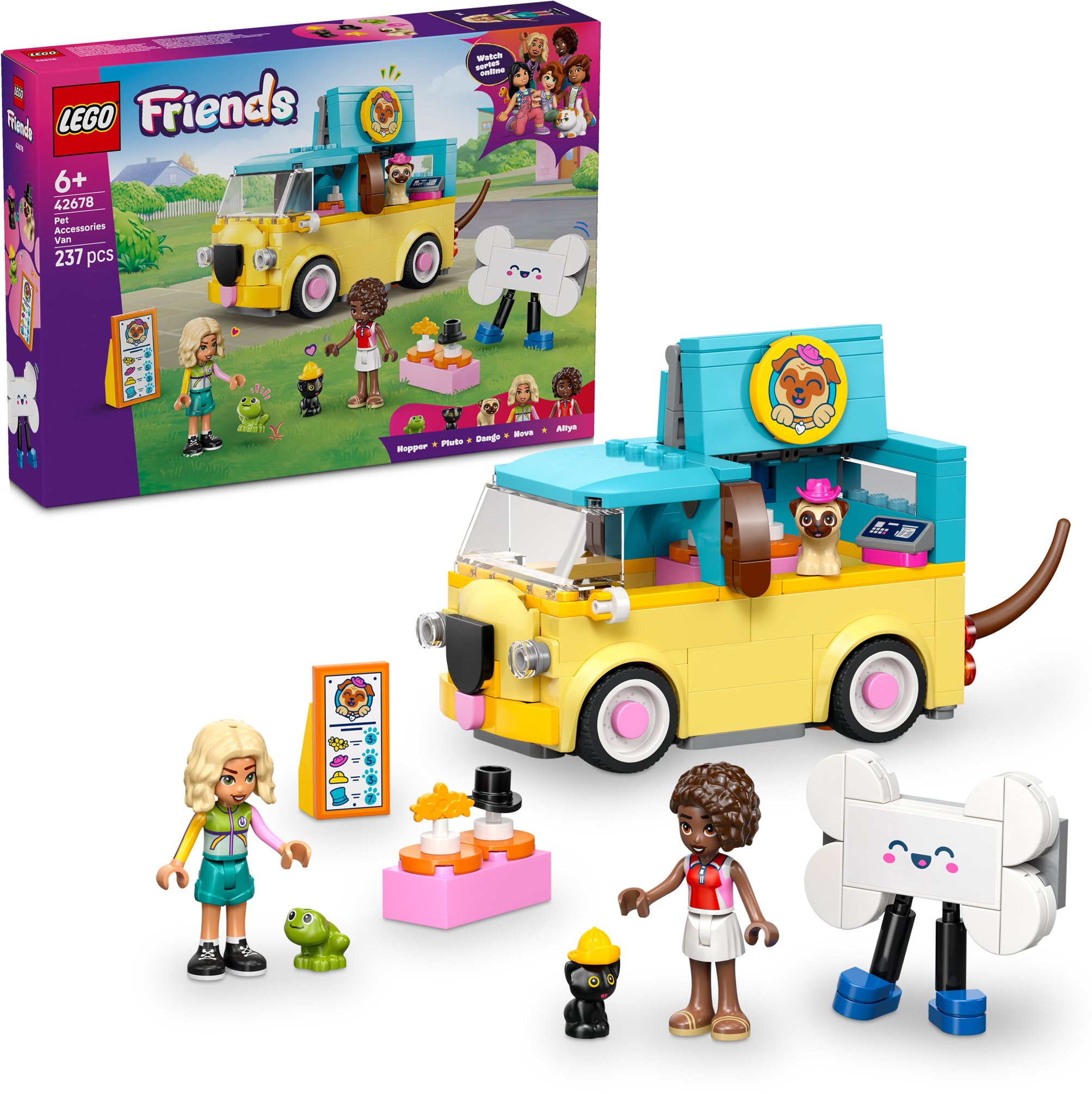 LEGO Friends 42678 Dodávka s doplňky pro mazlíčky
